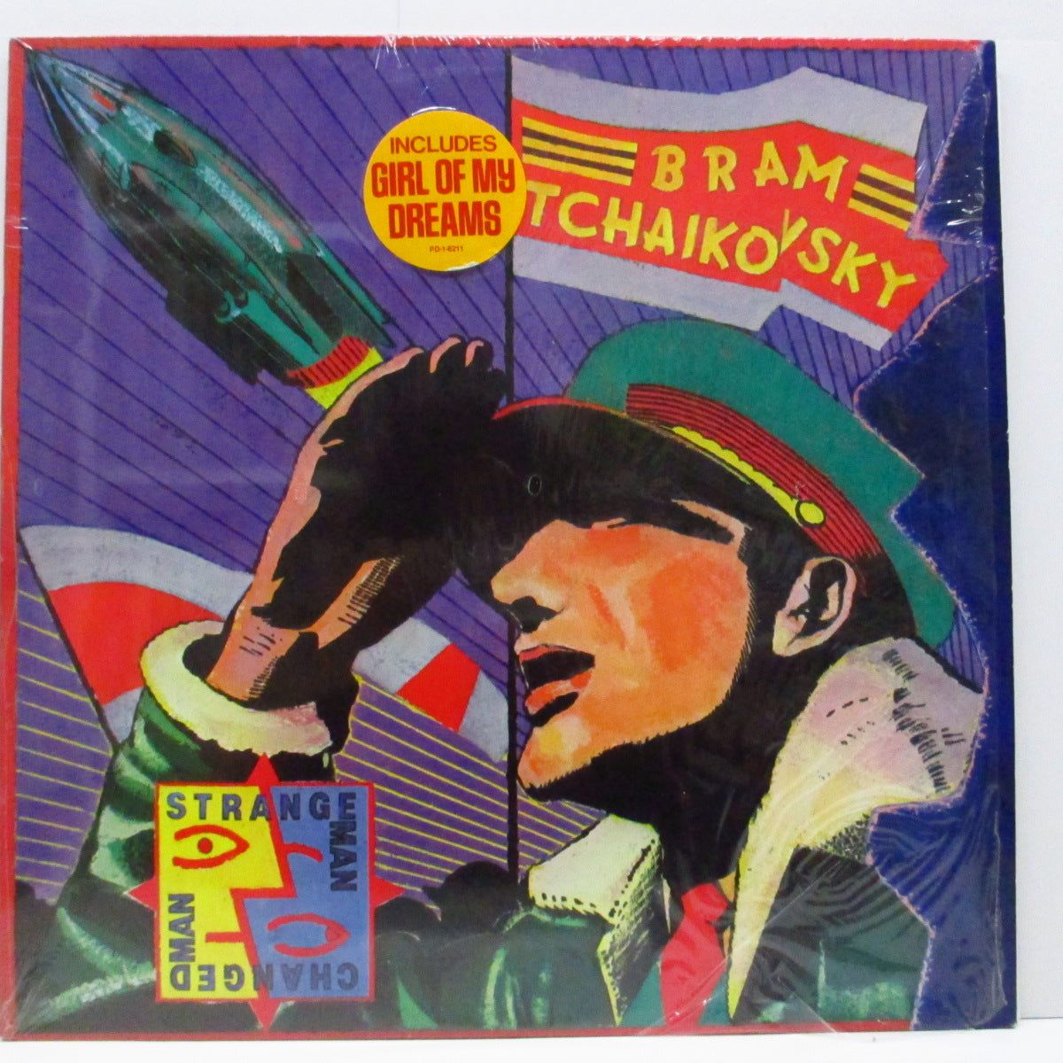 BRAM TCHAIKOVSKY (ブラム・チャイコフスキー)  - Strange Man, Changed Man (US オリジナル LP+インナー/ステッカー、直筆サイン入ジャケ)