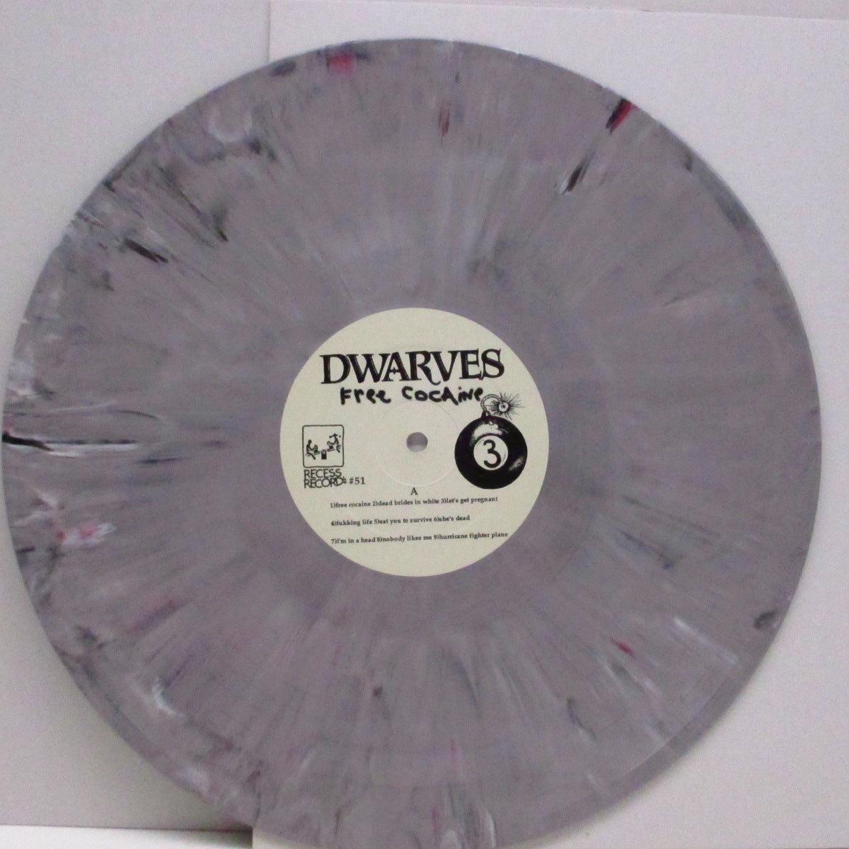 DWARVES (ドワーヴス)  - Free Cocaine 1986-1988 (US '98 300枚限定「グレイマーブルヴァイナル」2xLP/「スカル」ジャケ）