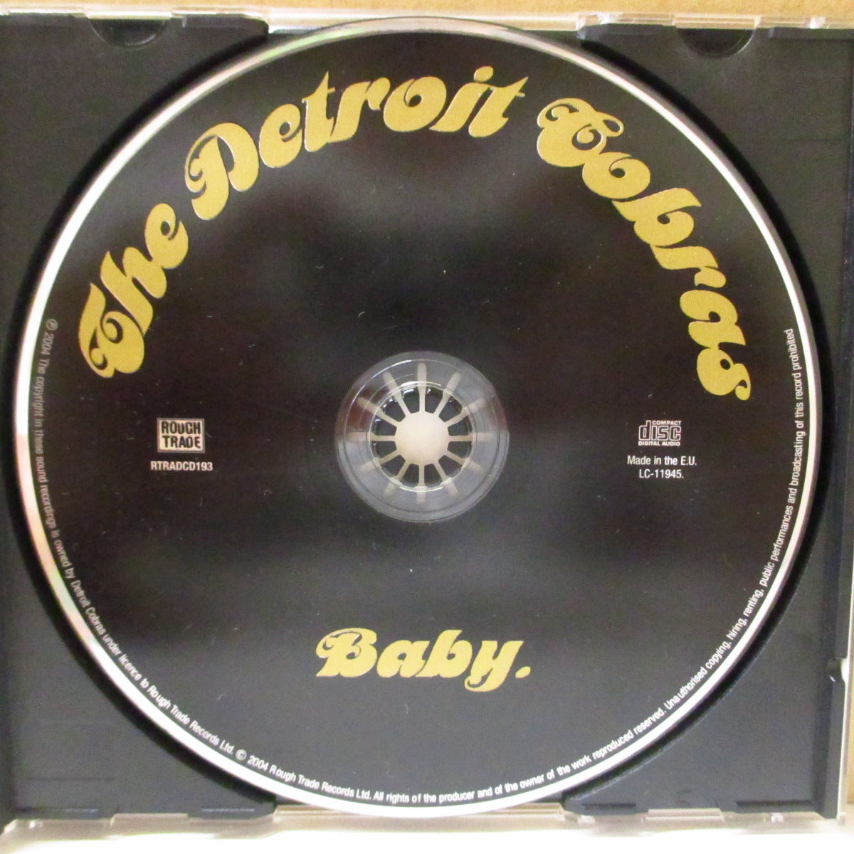 DETROIT COBRAS, THE (ザ・デトロイト・コブラス)  - Baby (UK '04 オリジナル CD) 3rdアルバム