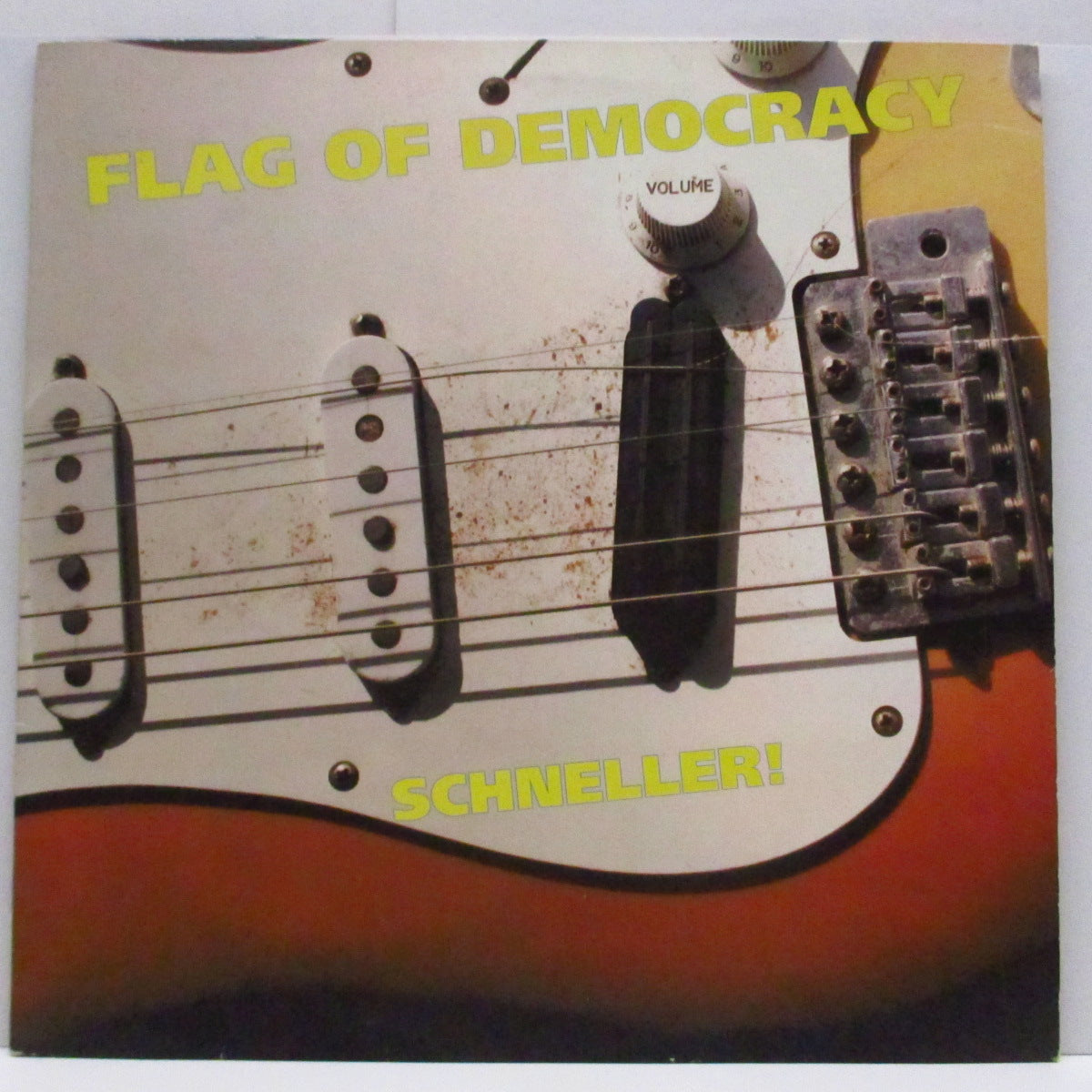 F.O.D. (FLAG OF DEMOCRACY) (フラッグ・オブ・デモクラシー)  - Schneller! (German '93 オリジナル LP+インナー）'91年ライブ！