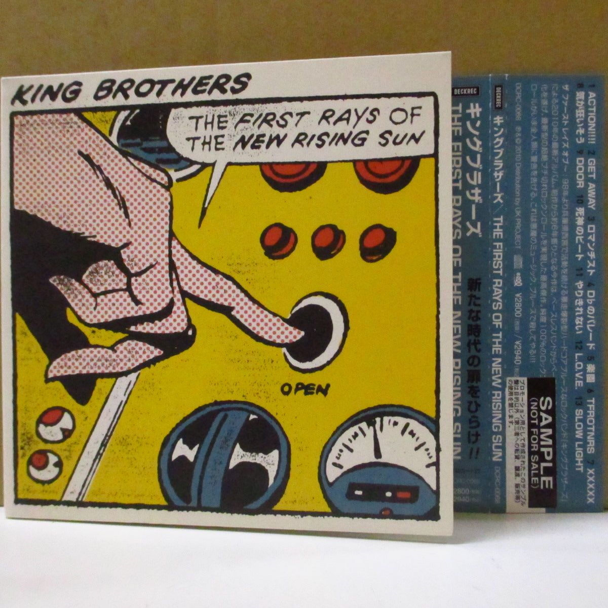 KING BROTHERS (キング・ブラザーズ)  - The First Rays Of The New Rising Sun (Japan プロモ CD+帯, インサート/見開き紙ジャケ) '10年8thアルバム
