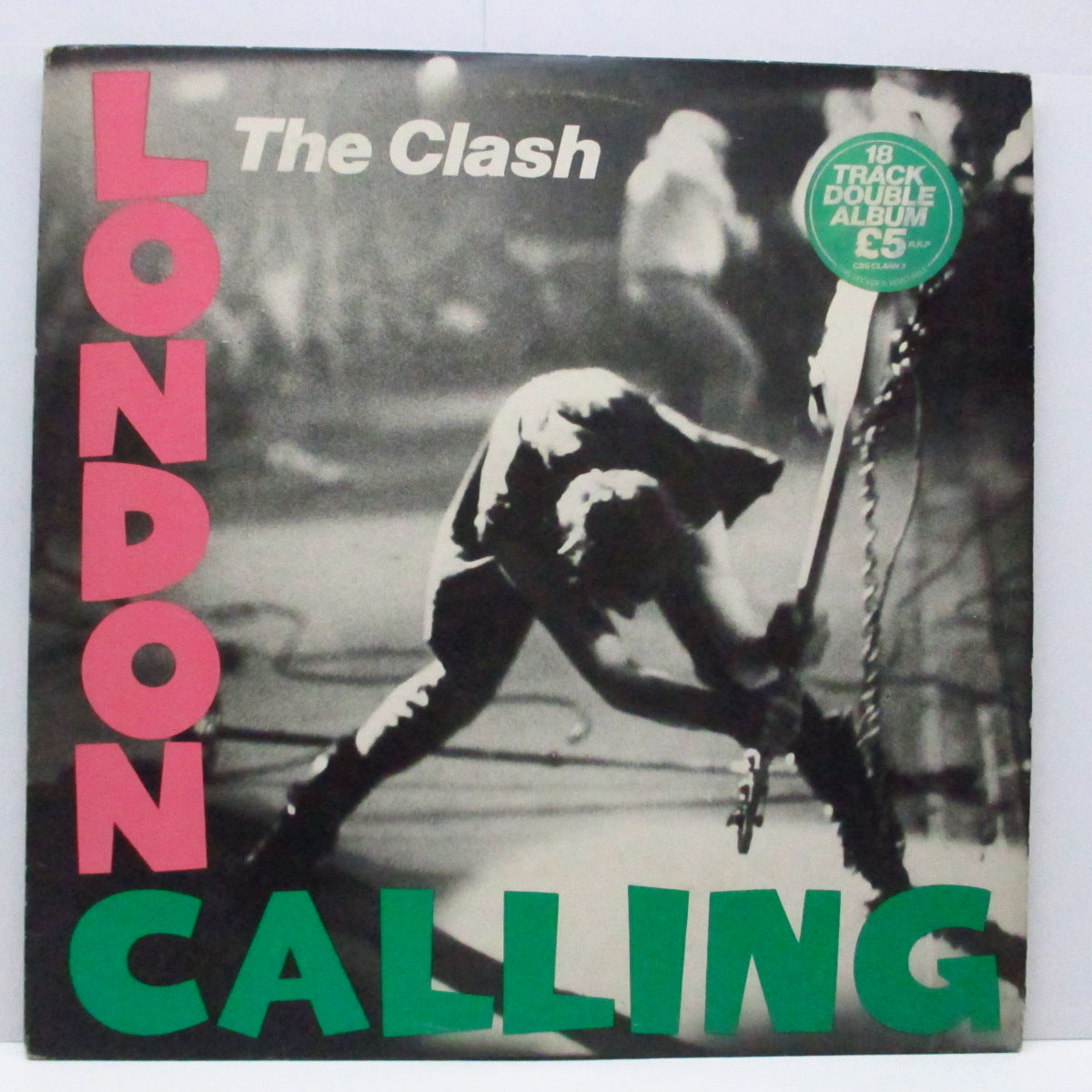 CLASH, THE (クラッシュ)  - London Calling (UK 初回オリジナル「白ラベ」2xLP+インナー/「£5」ステッカー付ジャケ)