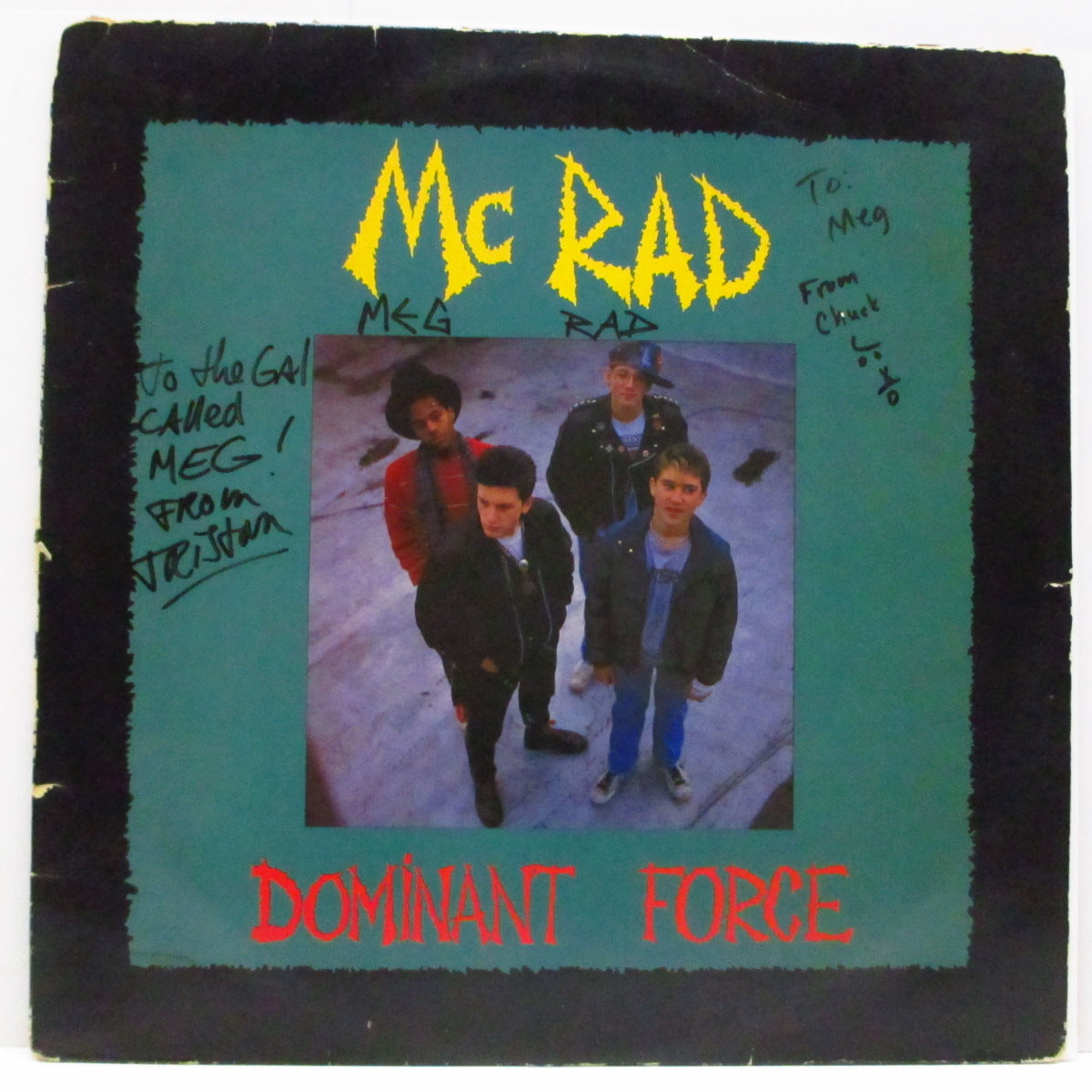 MCRAD (マックラッド)  - Dominant Force (US '84 オリジナル8曲入り 12") バンドのデビュー作となる初期の重要音源 !