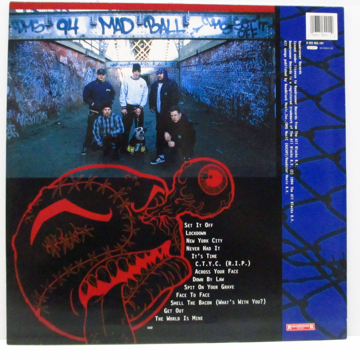 MADBALL (マッドボール)  - Set It Off (Dutch '94 オリジナル LP+インナー) ファースト！