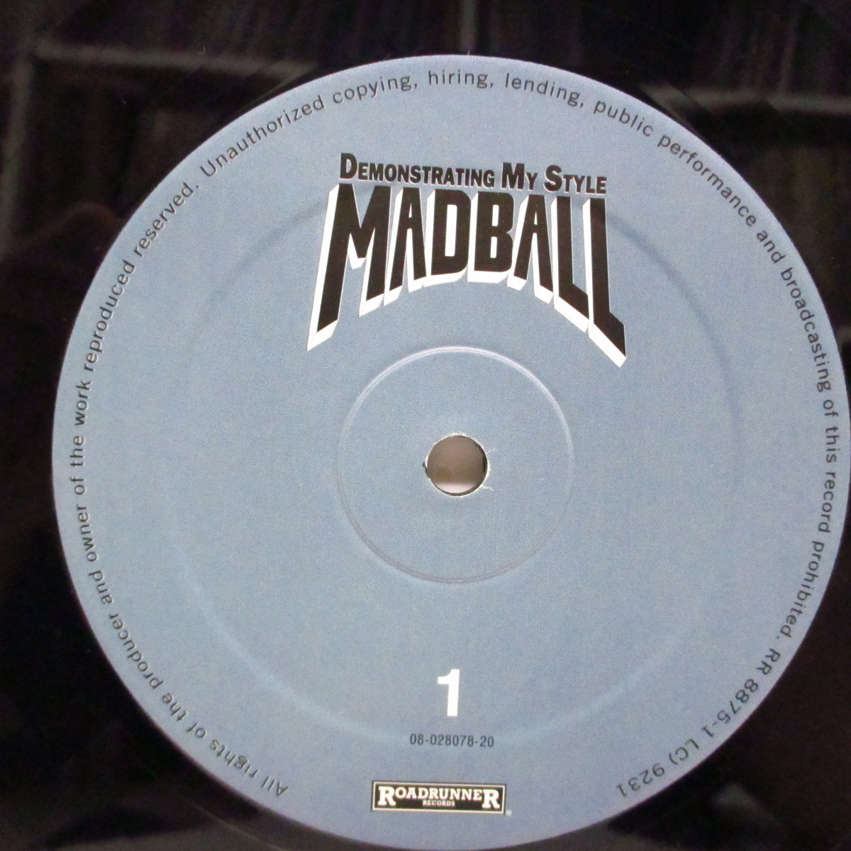 MADBALL (マッドボール)  - Demonstrating My Style (Dutch '96 オリジナル LP+インナー) セカンド！