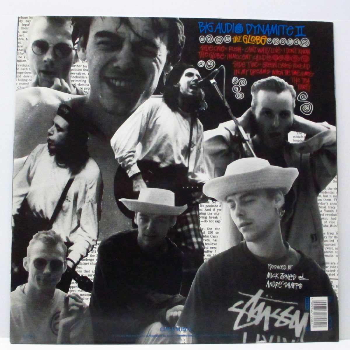 BIG AUDIO DYNAMITE II (ビッグ・オーディオ・ダイナマイト 2)  - The Globe (EU オリジナル LP+インナー）「ラッシュ」収録！