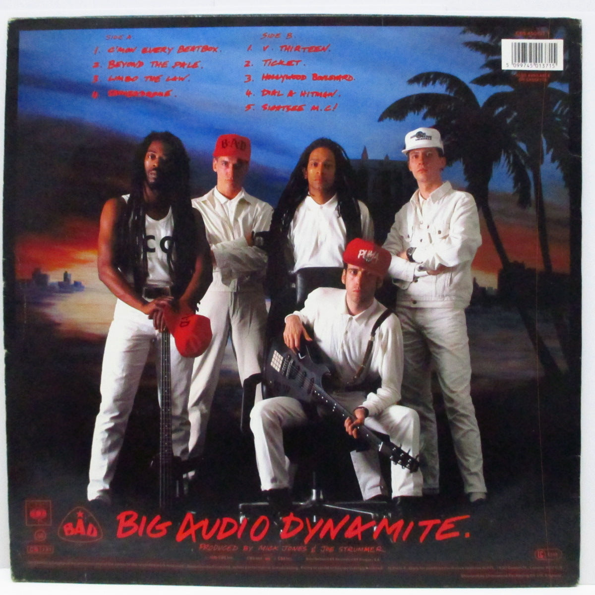 BIG AUDIO DYNAMITE (ビッグ・オーディオ・ダイナマイト)  - No.10, Upping St. (UK オリジナル LP #1 +インナー)