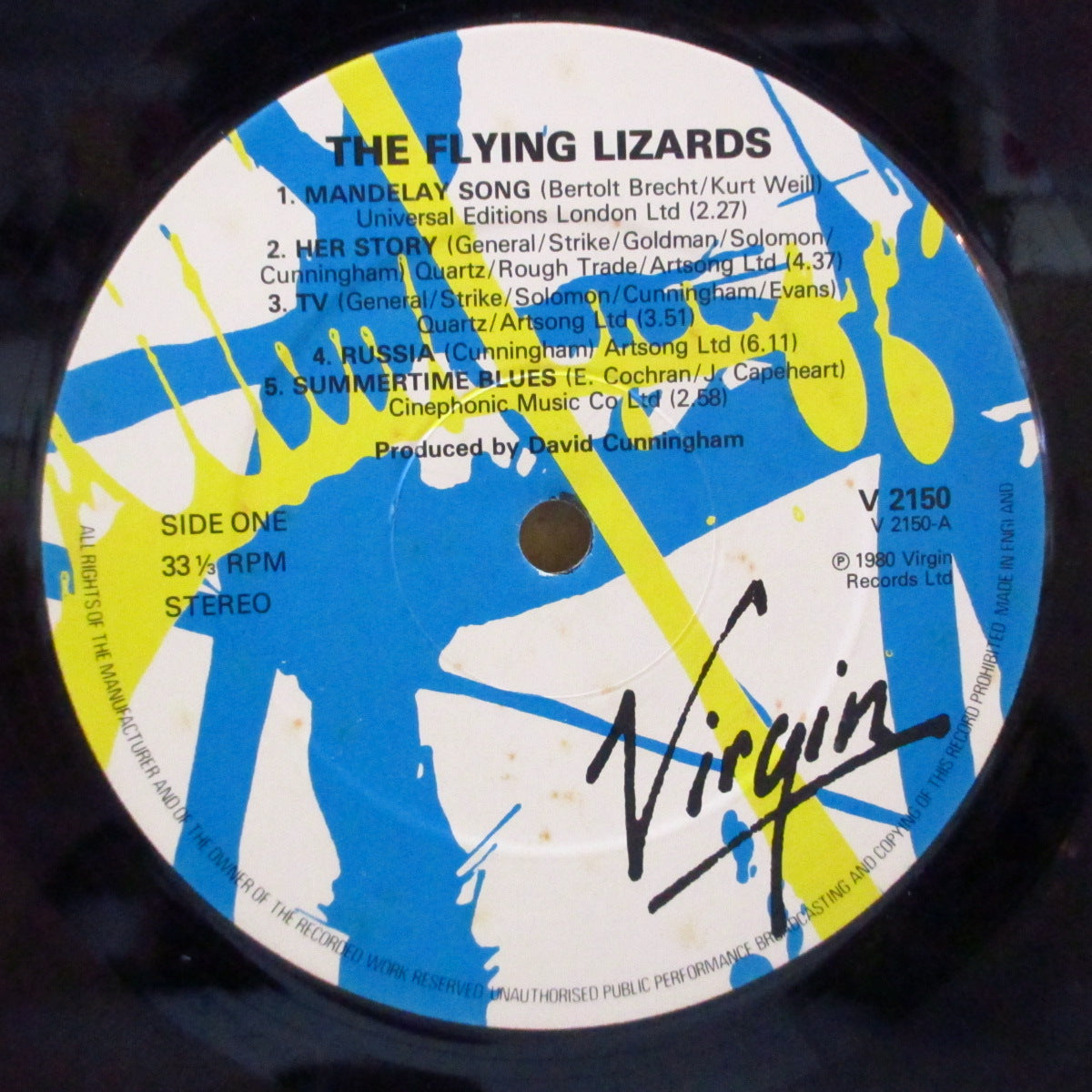 FLYING LIZARDS, THE (ザ・フライング・リザーズ)  - S.T. - 1st Album -  (UK オリジナル LP+インナー) '79年1stアルバム