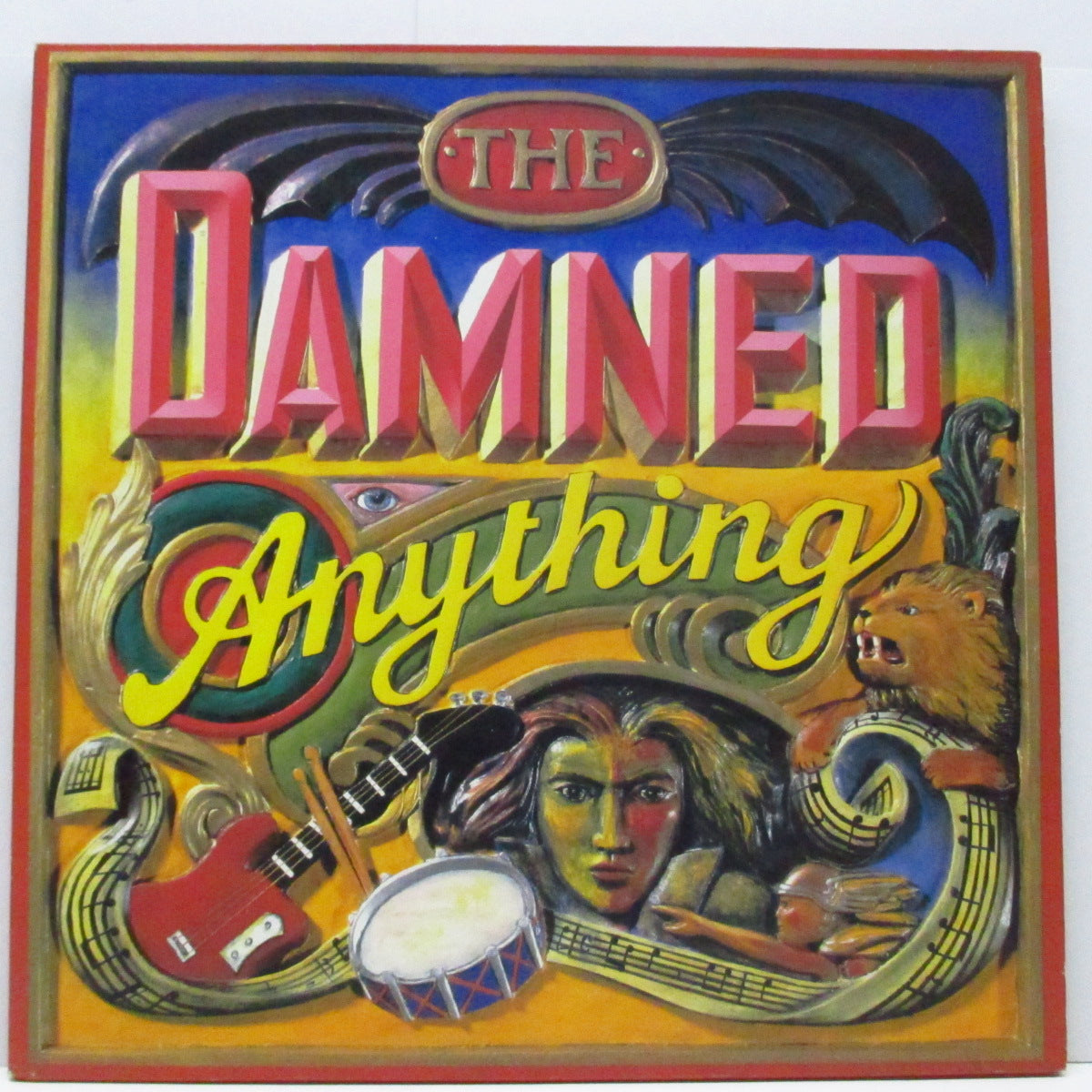 DAMNED, THE (ザ・ダムド)  - Anything (UK オリジナル LP+インナー/見開ポップアップジャケ)