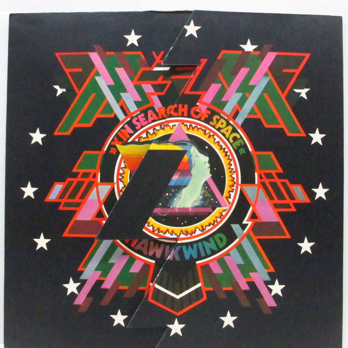 HAWKWIND (ホークウィンド)  - In Search Of Space (UK 初回オリジナル LP+ブックレット/「E.J.Day社製」見開きギミックジャケ）