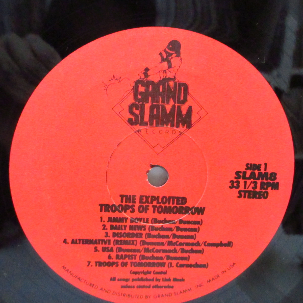 EXPLOITED, THE (ジ・エクスプロイテッド)  - Troops Of Tomorrow (US '90 「3,000枚限定」再発 LP/ステッカー付き別デザインジャケ）2nd アルバム