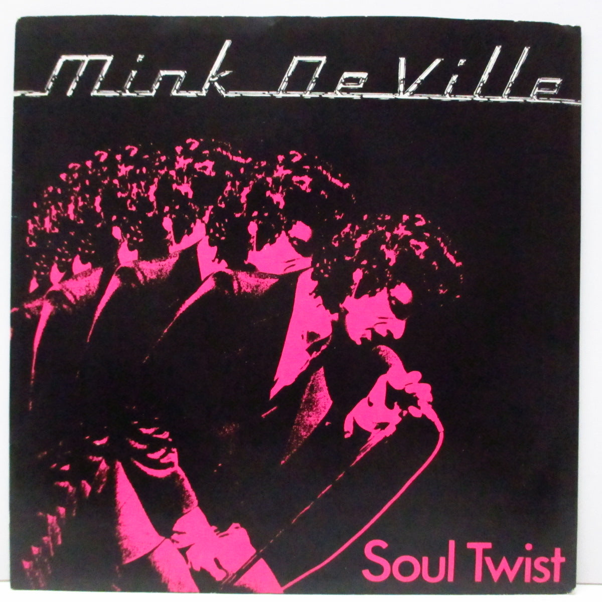 MINK DeVILLE (ミンク・デヴィル)  - Soul Twist (UK 限定「ピンクヴァイナル」7"/光沢固紙折り返しジャケ) 米国未発売シングル。