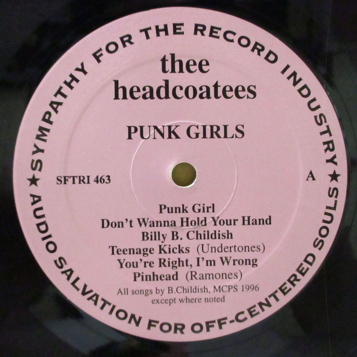 HEADCOATEES (ヘッドコーティーズ)  - Punk Girls (US オリジナル LP/ピンク光沢ジャケ) '97年アルバム