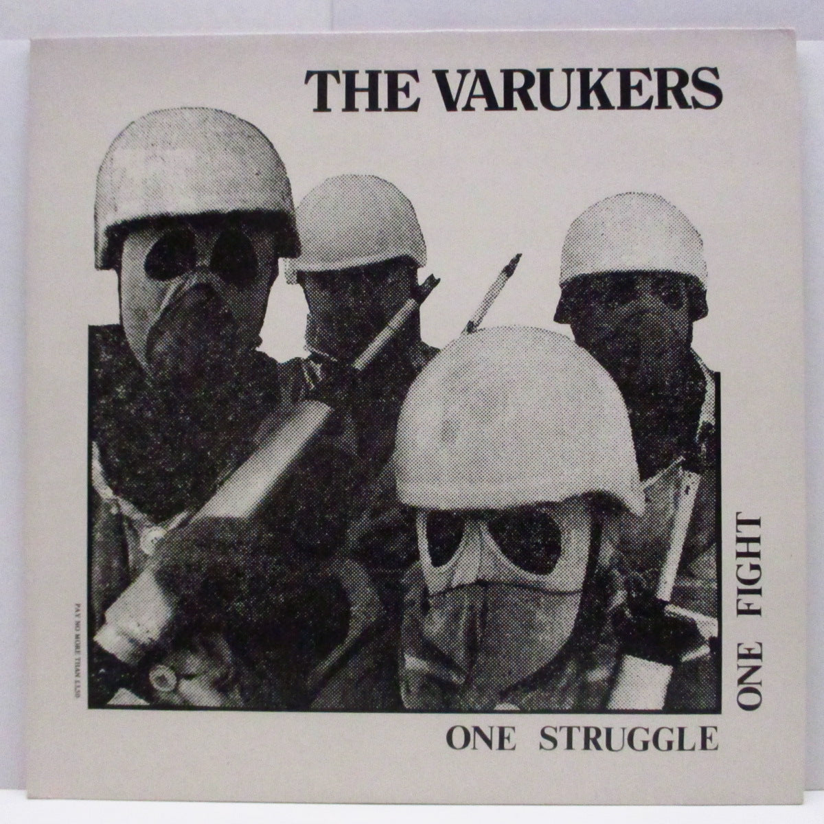 VARUKERS, THE (ヴァルカーズ)  - One Struggle One Fight (UK オリジナル LP+インサート）'85年セカンド！