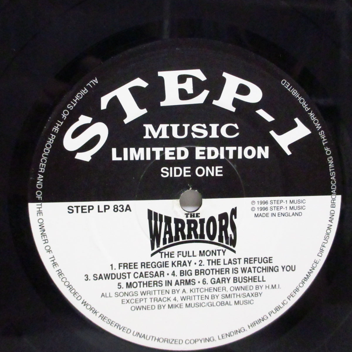 WARRIORS, THE (ザ ・ウォリアーズ)  - The Full Monty (UK オリジナル LP) '96年ファースト！feat.グラハム・サクスビー !