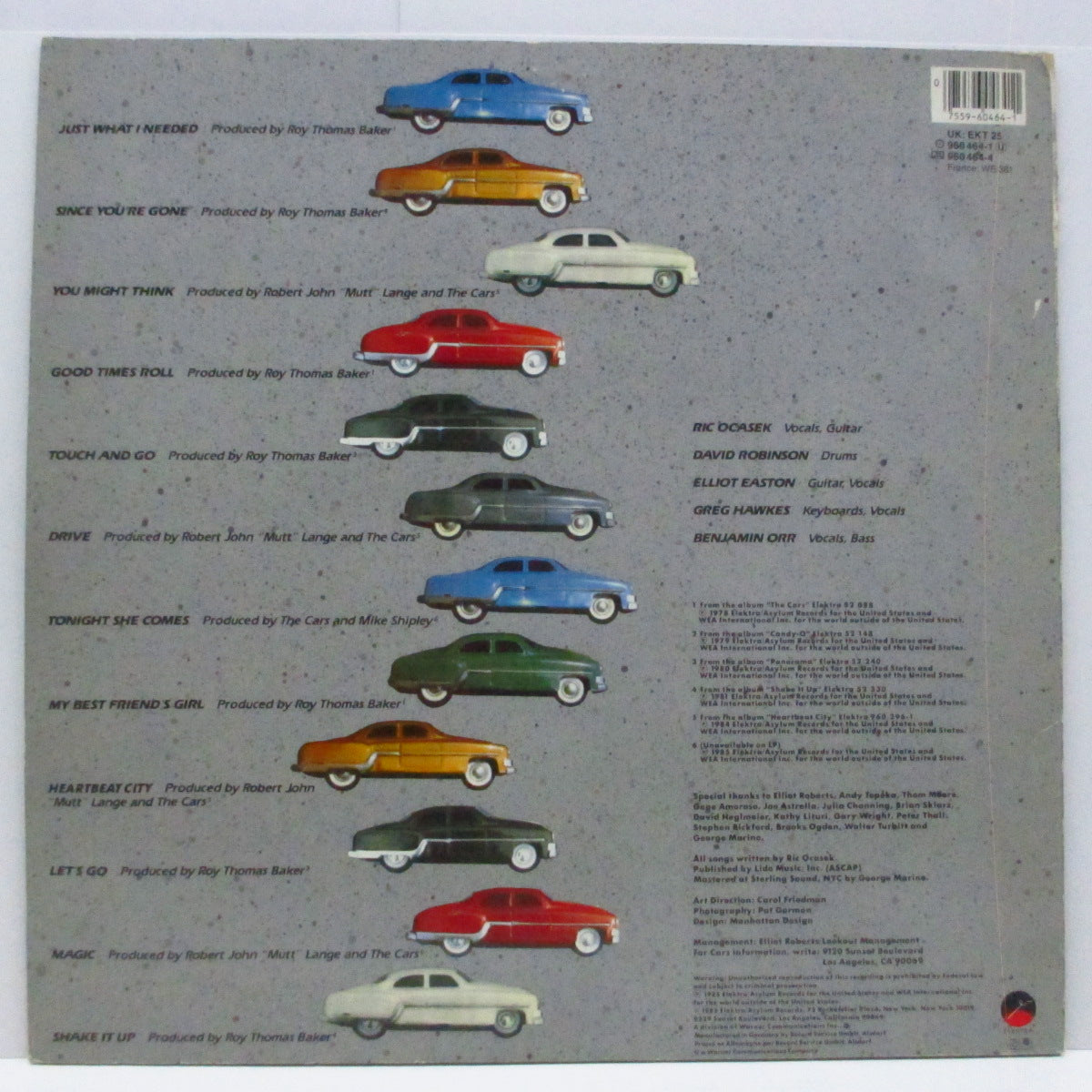 CARS, THE (ザ ・カーズ)  - Greatest Hits (UK/EU オリジナル LP+インナー)