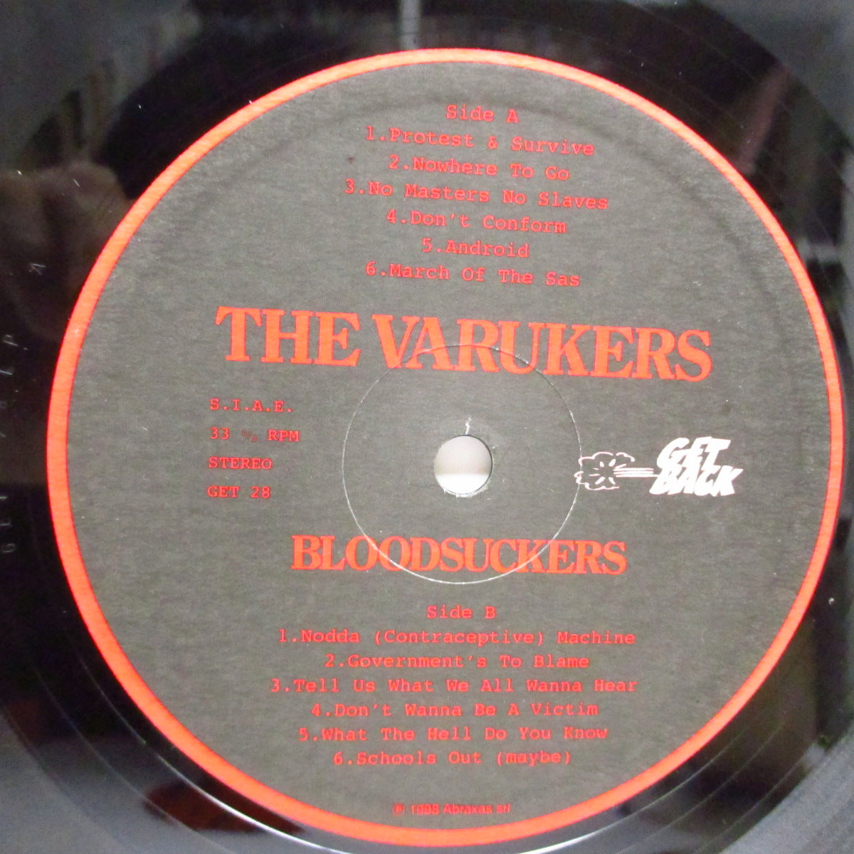THE Bloodsuckers - VARUKERS Vap RECORD VARUKERS, BLOODSUKERS