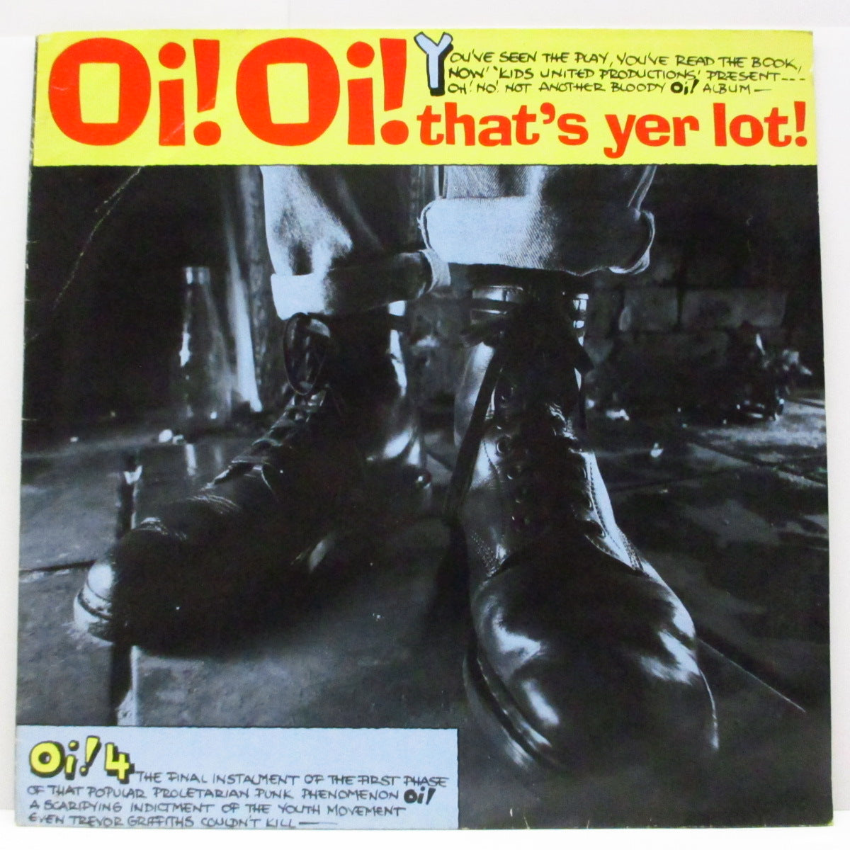 V.A. (80's UK Oi!コンピ！)  - Oi! Oi! That's Yer Lot! (Benelux オリジナル LP/インナー無）