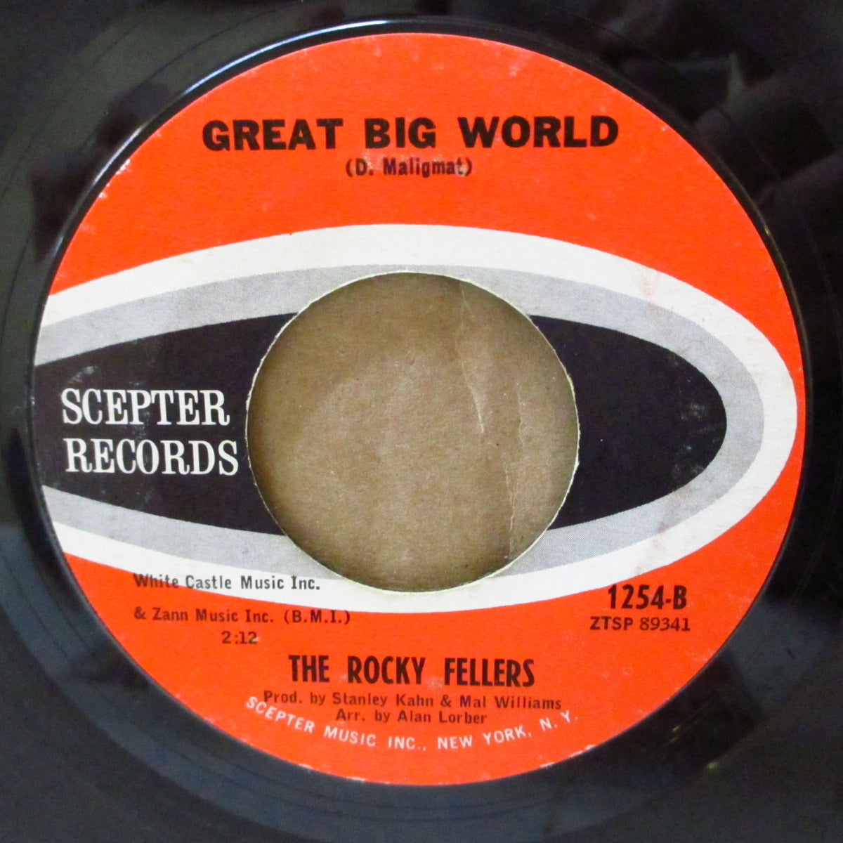 ROCKY FELLERS (ロッキー・フェラーズ)  - Like The Big Guys Do (US '63 オリジナル「スチレン盤」7インチ+カンパニースリーブ)ラテン調ティーンポップ！