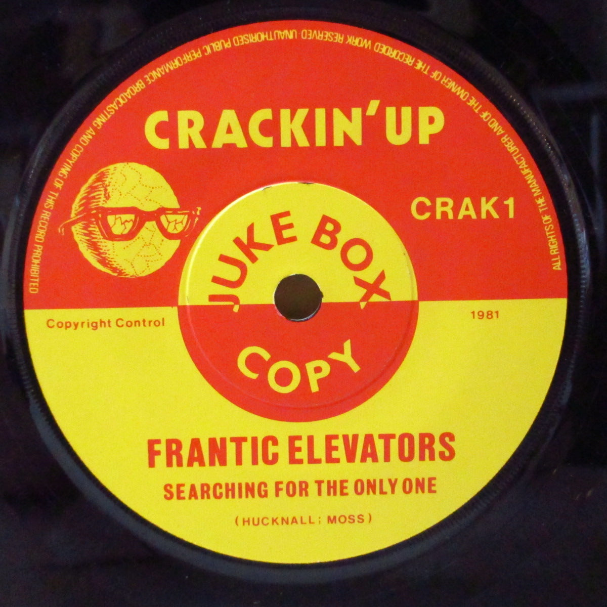 FRANTIC ELEVATORS (フランティック・エレベーターズ = Simply RedのVo.ミック・ハックネル！)  - Seraching For The Only One (UK '81 オリジナル 7インチ+光沢固紙ジャケ)