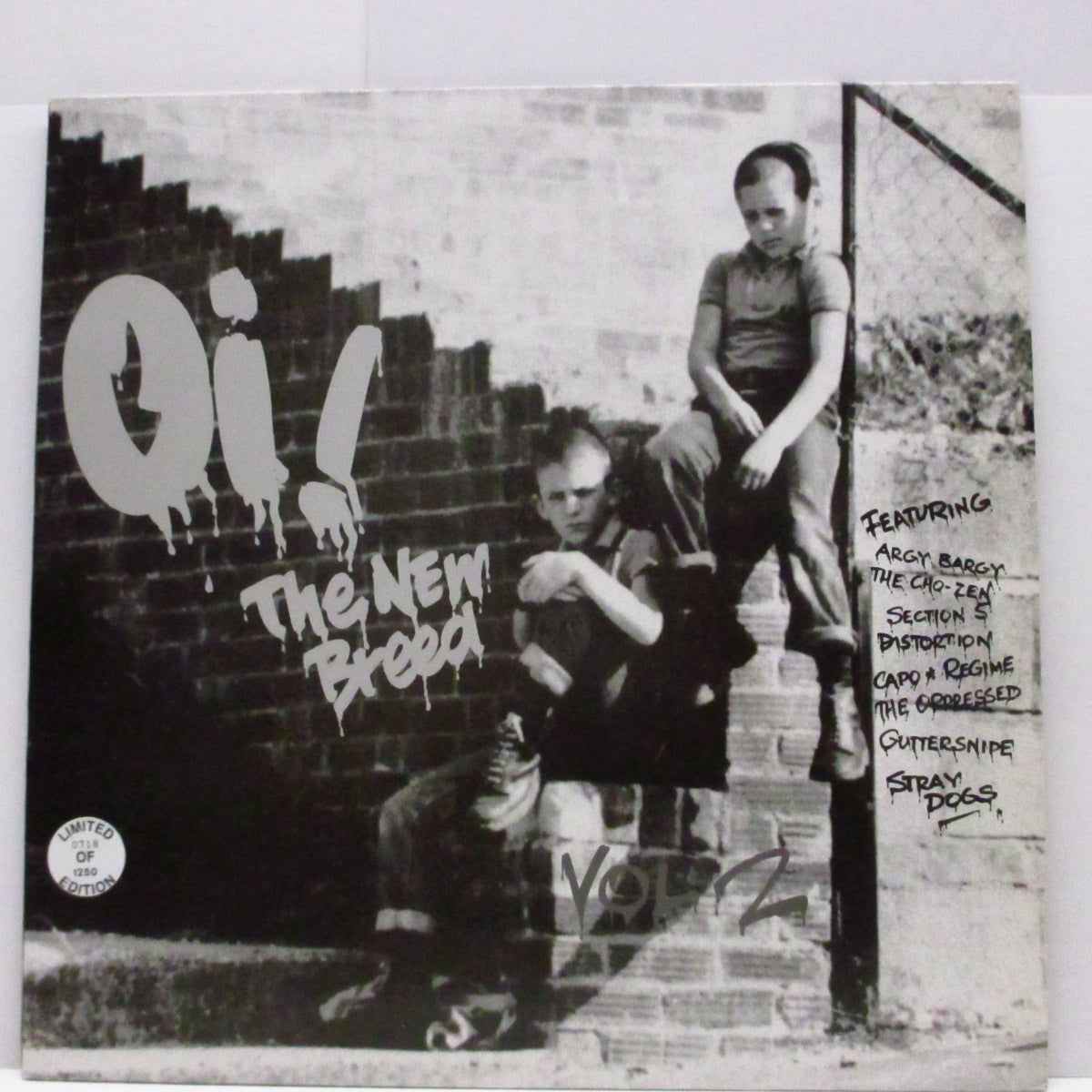 V.A. (90's UK Oi!コンピレーション！)  - Oi! The New Breed Vol.2 (UK 1,250枚限定ナンバリング入り LP)