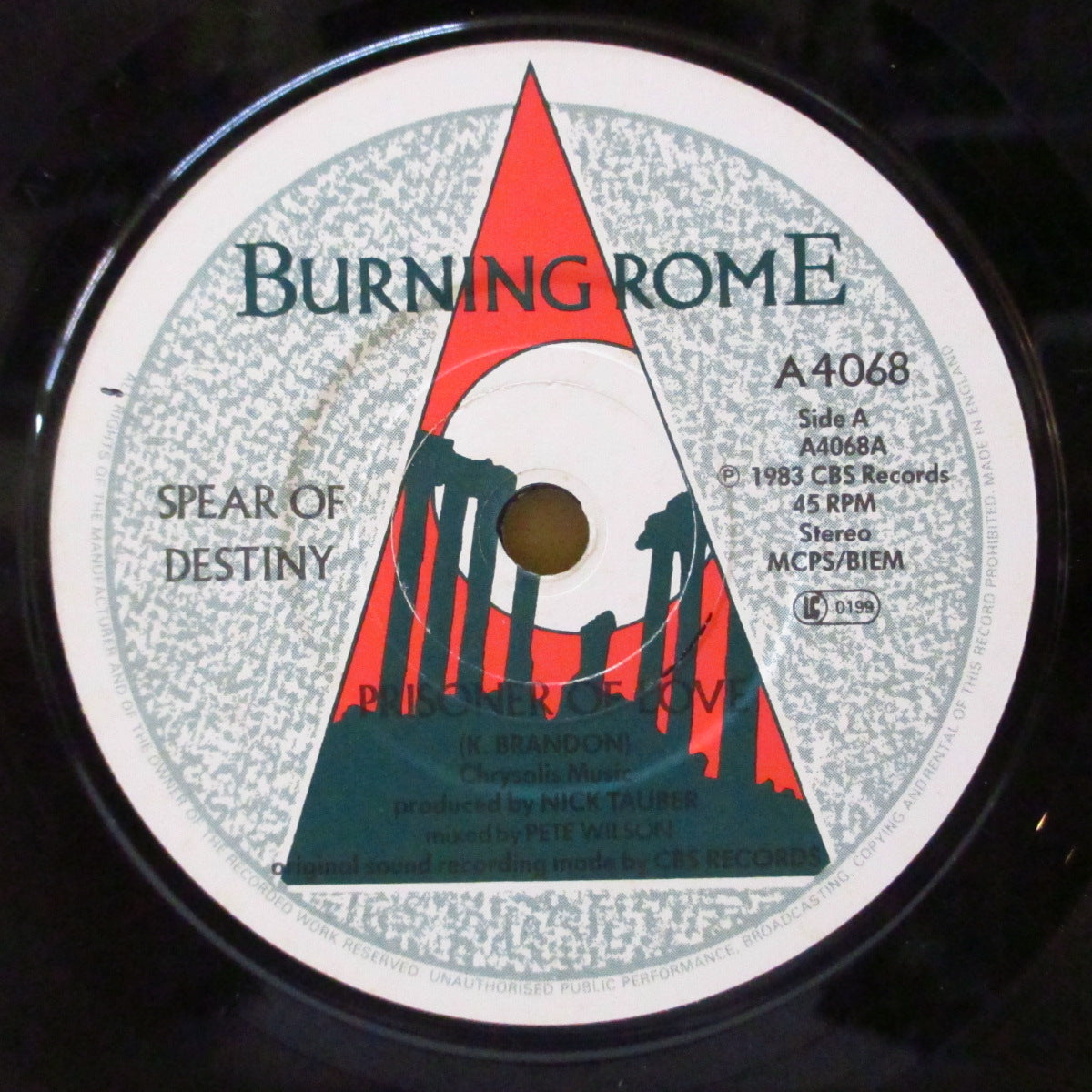 SPEAR OF DESTINY (スピア・オブ・ディスティニー)  - Prisoner Of Love (UK '84 オリジナル 2x7インチ+光沢固紙見開きジャケ)