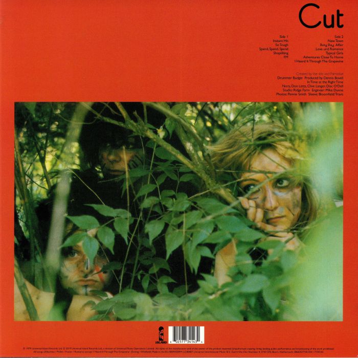 SLITS, THE (ザ・スリッツ)  - Cut (EU 2024 ナショナル・アルバム・デイ限定復刻再発「オレンジヴァイナル」 LP/NEW) '79年1stアルバム