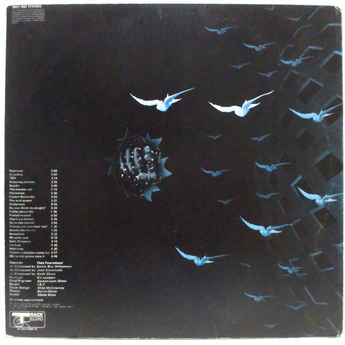 WHO (フー)  - Tommy (UK '73 再発 2xLP+ナンバリング無ブックレット、三面見開ジャケ/2657 002) '69年ロックオペラ大作！