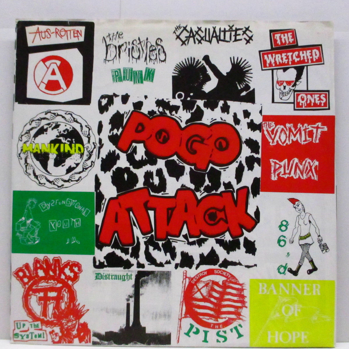V.A. (90's USハードコア・コンピ)  - Pogo Attack (US '94 オリジナル LP/ポスタージャケ)