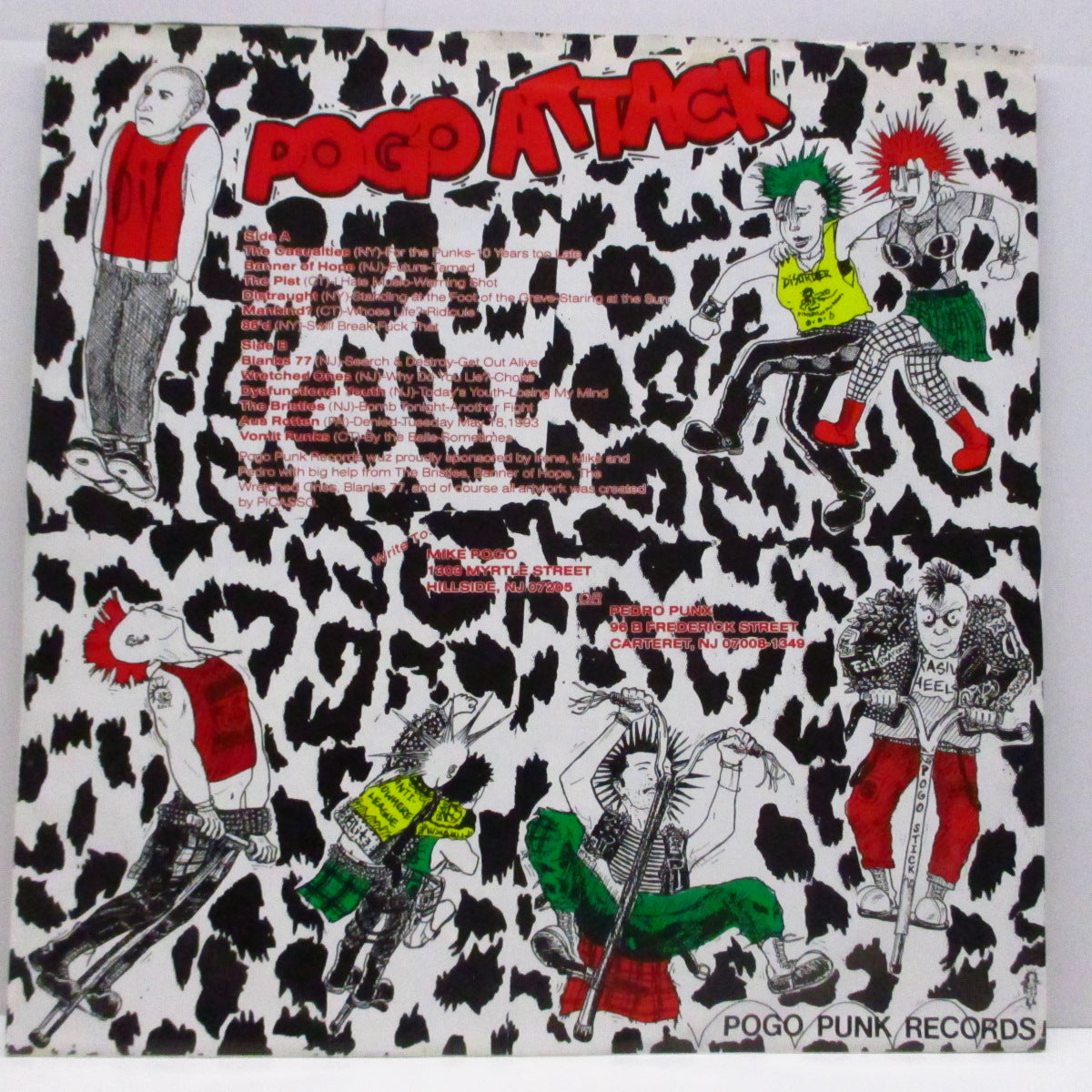 V.A. (90's USハードコア・コンピ)  - Pogo Attack (US '94 オリジナル LP/ポスタージャケ)