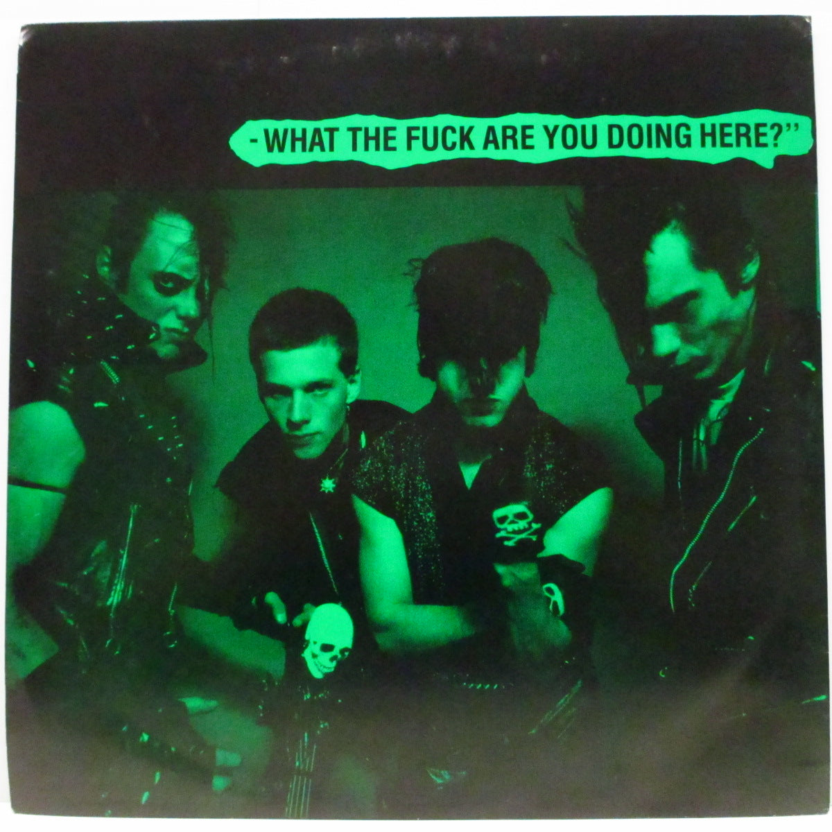 MISFITS (ミスフィッツ)  - If You Don't Know This Song... - What The Fuck Are You Doing Here? (US 80's 限定「黒ラベ」赤盤 LP)'81年ライブ！