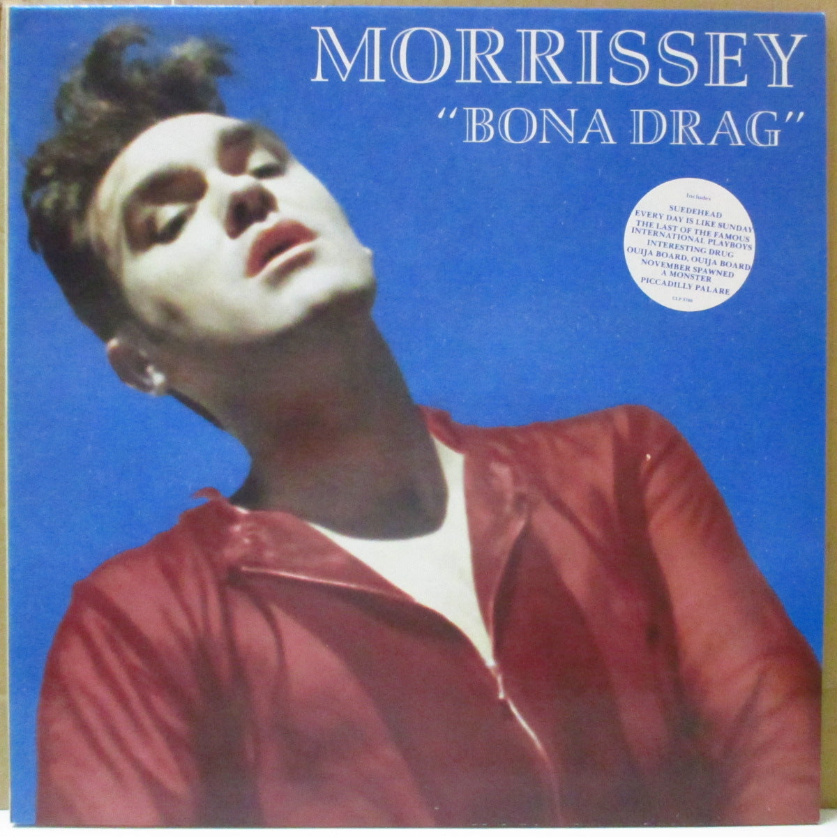 MORRISSEY (モリッシー)  - Bona Drag (UK オリジナル LP+固紙インナー/ステッカー付き光沢ジャケ/CLP 3788)