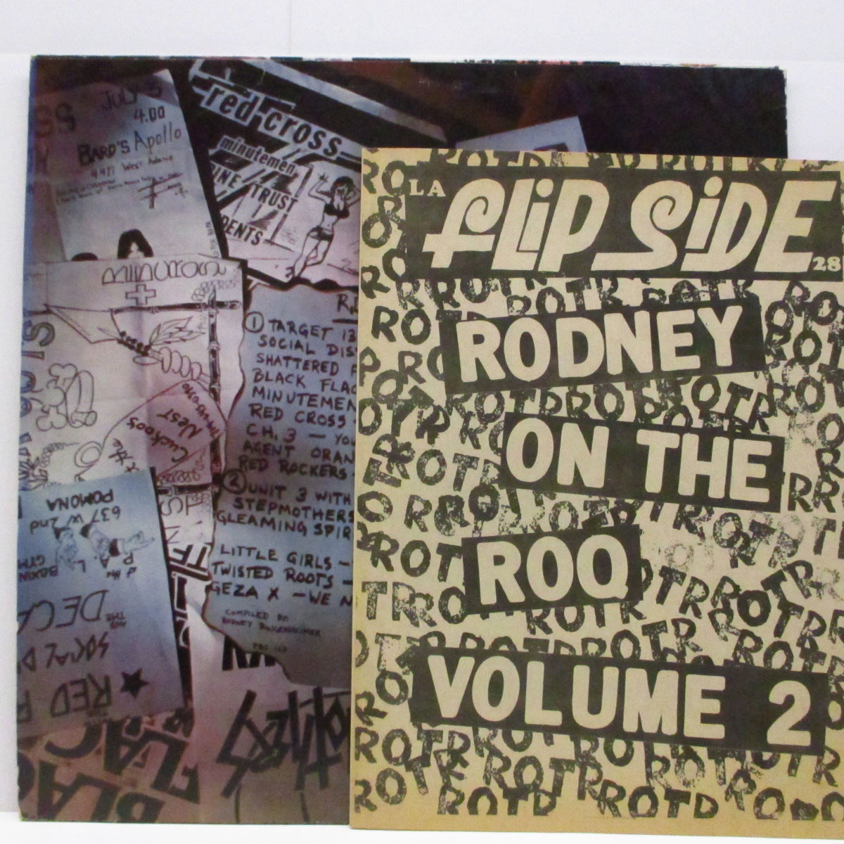 V.A. (80's USパンク〜ハードコア・コンピ)  - Rodney On The Roq Vol.2 (US '81 オリジナル「銀ラベ」LP+初回「フリップサイド・ファンジン#28」)