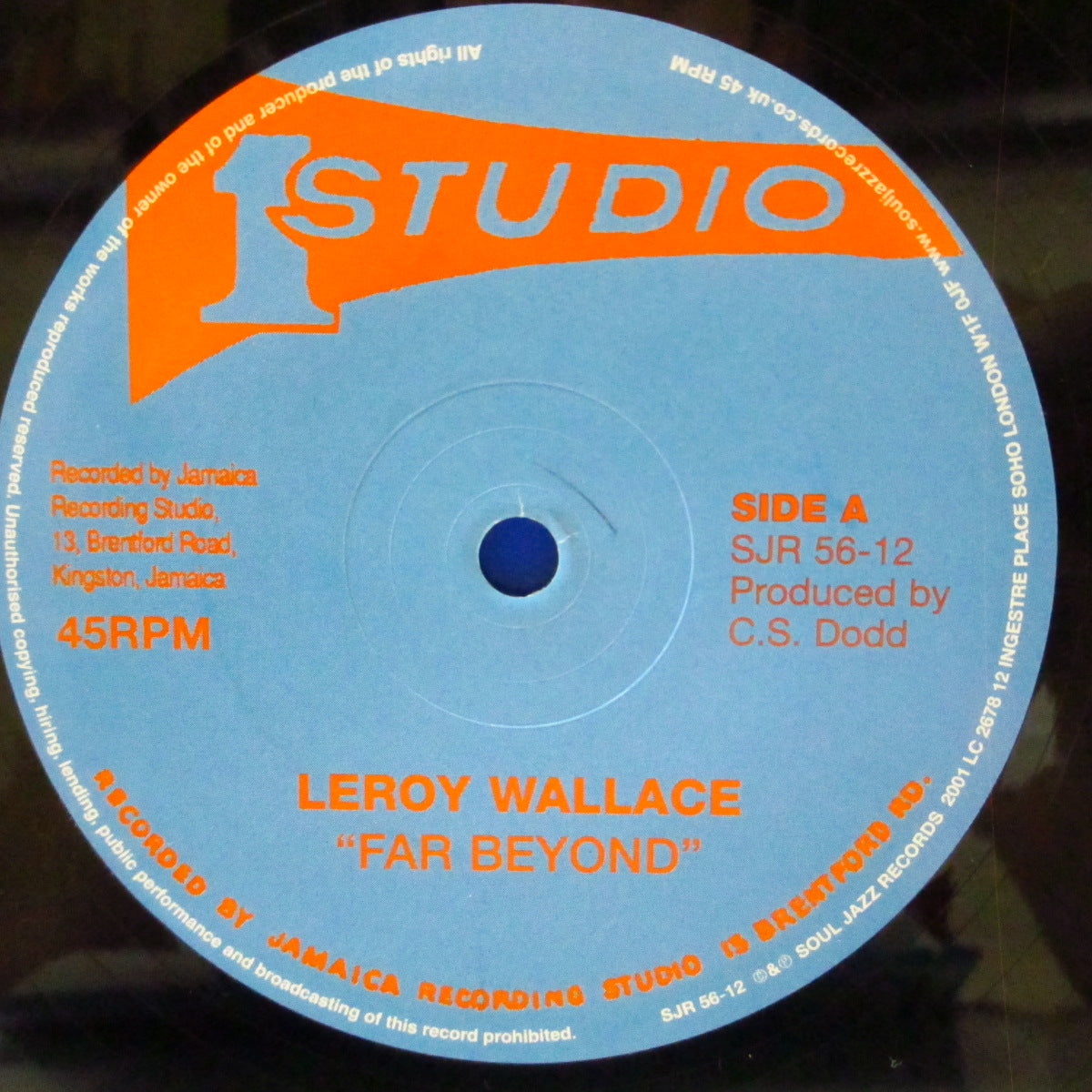 LEROY WALLACE / LENNIE HIBBERT (リロイ・ウォレス / レニー・ヒバート)  - Far Bryond / More Creation (UK '01 オリジナル 12インチ/光沢ダイカットジャケ)