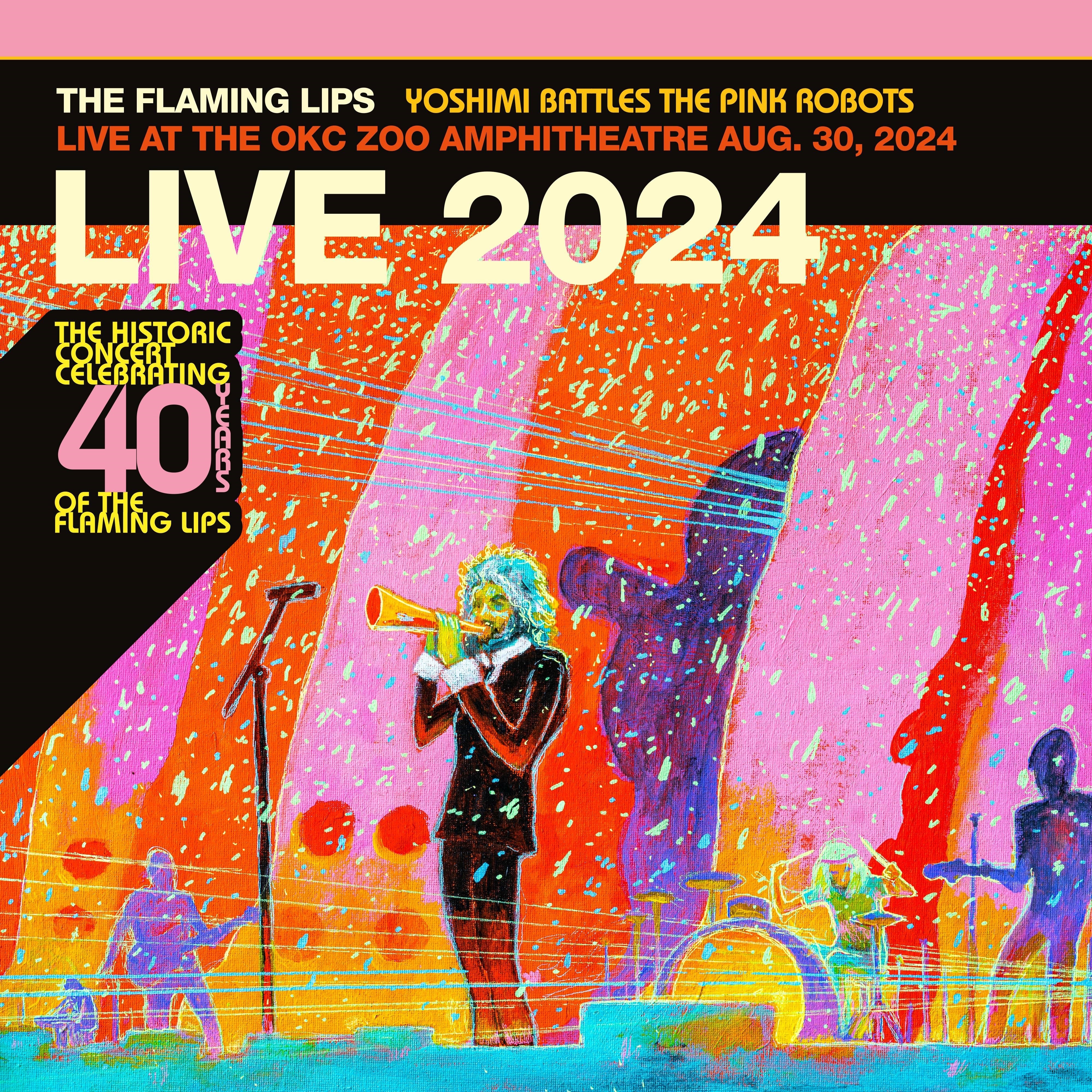 FLAMING LIPS, THE  (フレーミング・リップス)  - Yoshimi Battles The Pink Robots - Live At The Zoo Amphitheatre, Oklahoma City, August 30, 2024 (US「RSD / BLACK FRIDAY 2025」4,000枚限定「イエローヴァイナル」 2xLP/NEW) 11/30(日)【0:00】よりWEB販売予定！