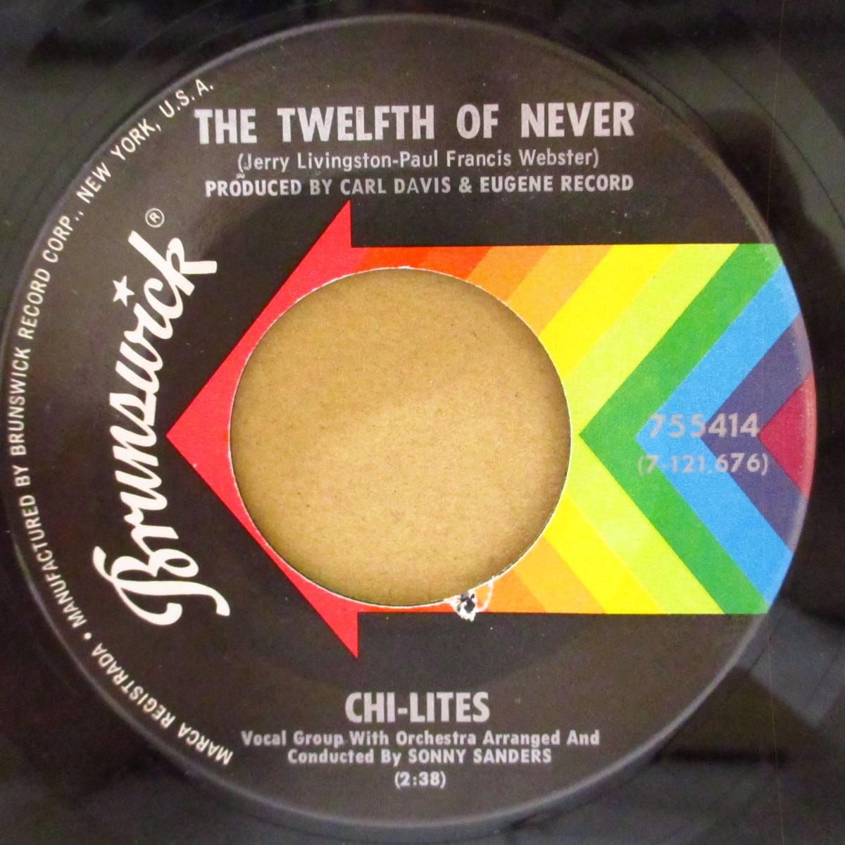 CHI-LITES, THE (ザ・チャイライツ)  - The Twelfth Of Never (US '69 オリジナル 7インチ) 