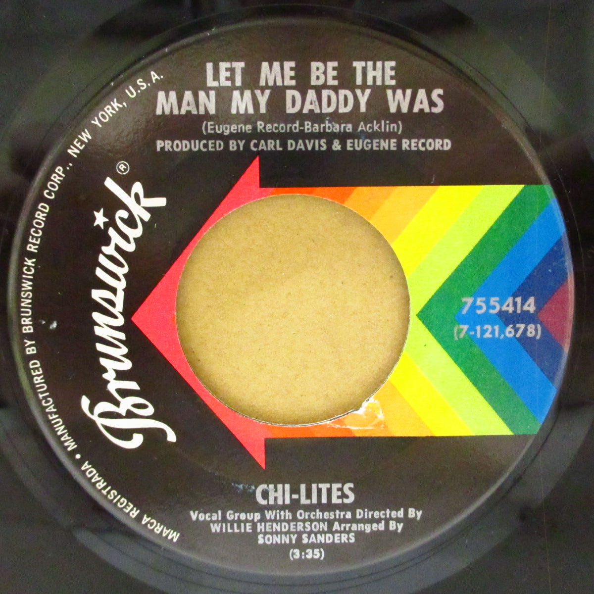 CHI-LITES, THE (ザ・チャイライツ)  - The Twelfth Of Never (US '69 オリジナル 7インチ) 