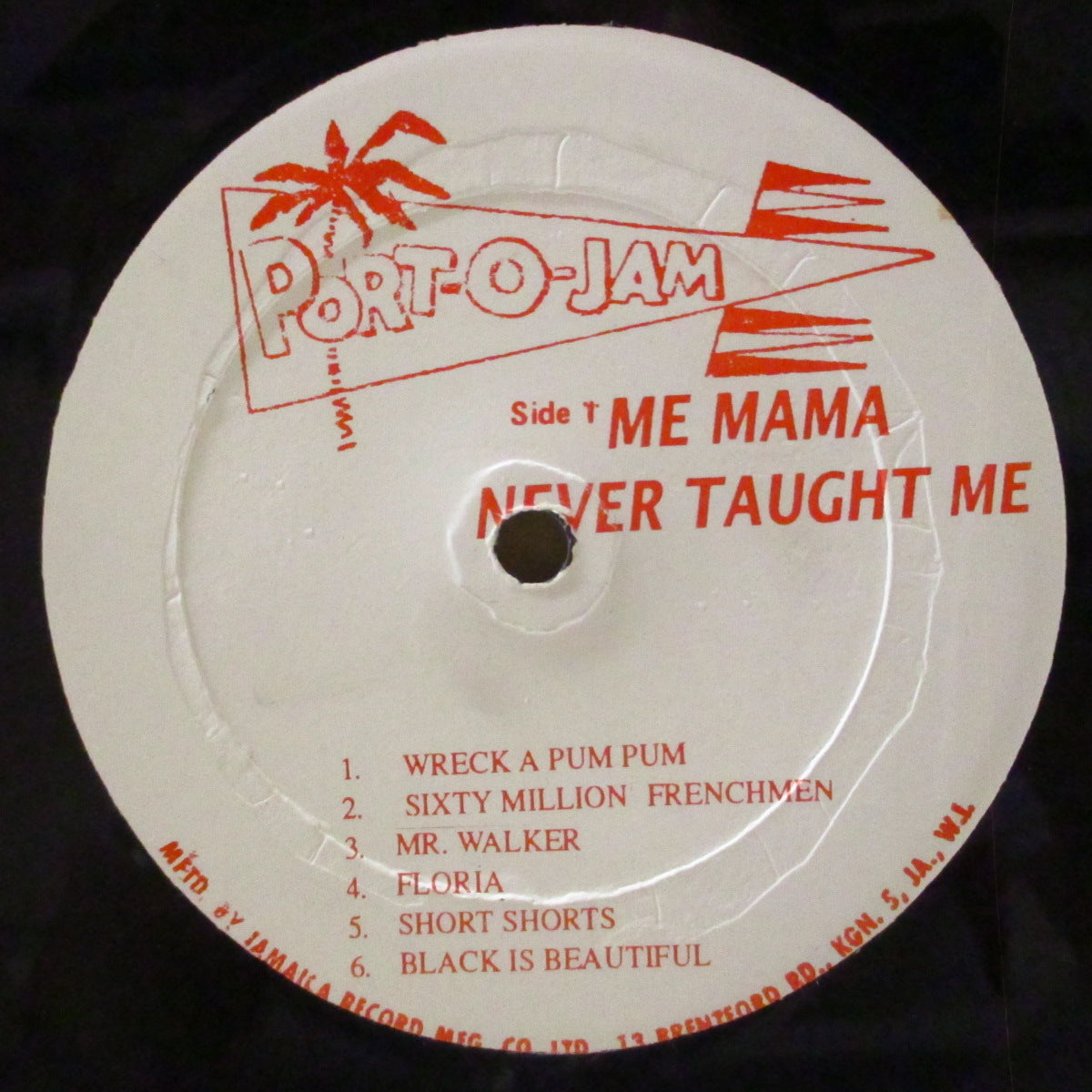 LORD CREATOR (ロード・クリエイター)  - Pepper Pot Calypso Songs Me Mama Never Taghut Me (Jamaica 80's 再発「赤字白ラベ」 LP)