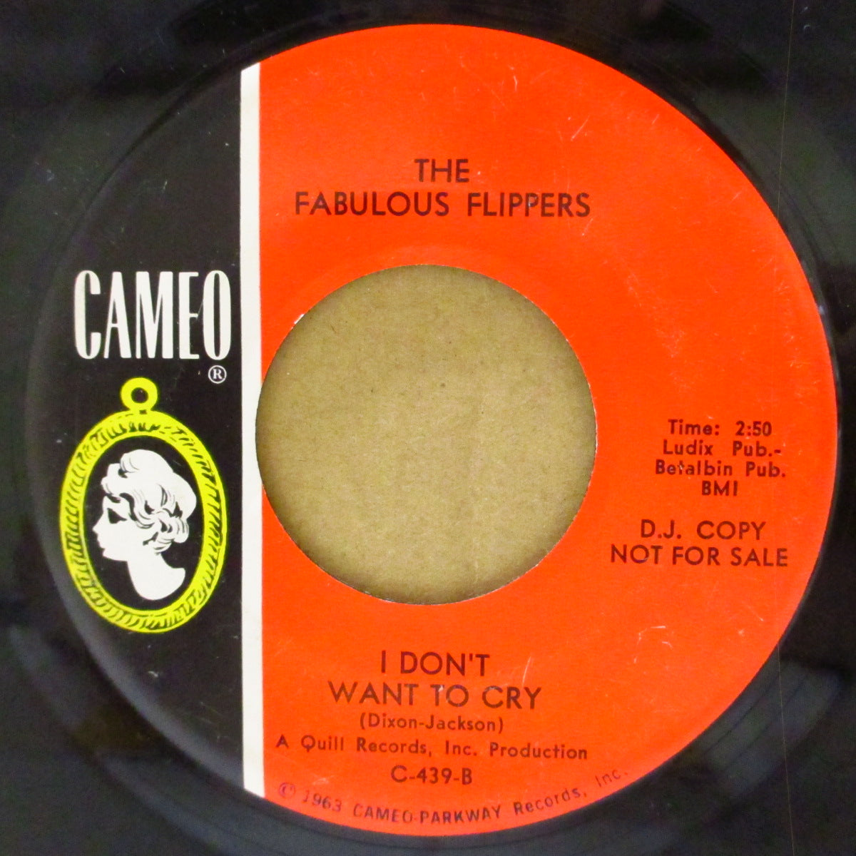 FABULOUS FLIPPERS, THE (ザ・ファブラウス・フリッパーズ)  - Harlem Shuffle (US '66 プロモ「赤・黒ラベ ：歓声なしver」 7インチ)爆ガレージノーザン・カバー！ 