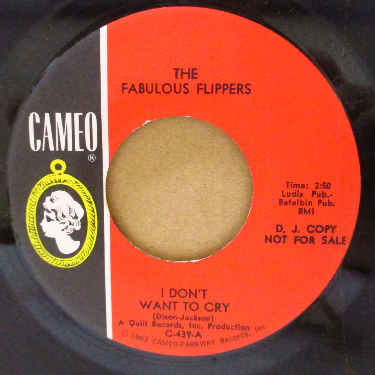 FABULOUS FLIPPERS, THE (ザ・ファブラウス・フリッパーズ)  - Harlem Shuffle (US '66 プロモ「赤・黒ラベ ：歓声入りver」 7インチ)爆ガレージノーザン・カバー！ 