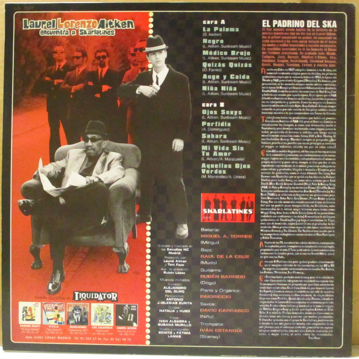 LAUREL LORENZO AITKEN (ローレル・エイトキン)  - En Espanol (Spain '13 再発「白・緑&赤・黒ラベ」 LP) '99年スペイン語歌唱アルバム