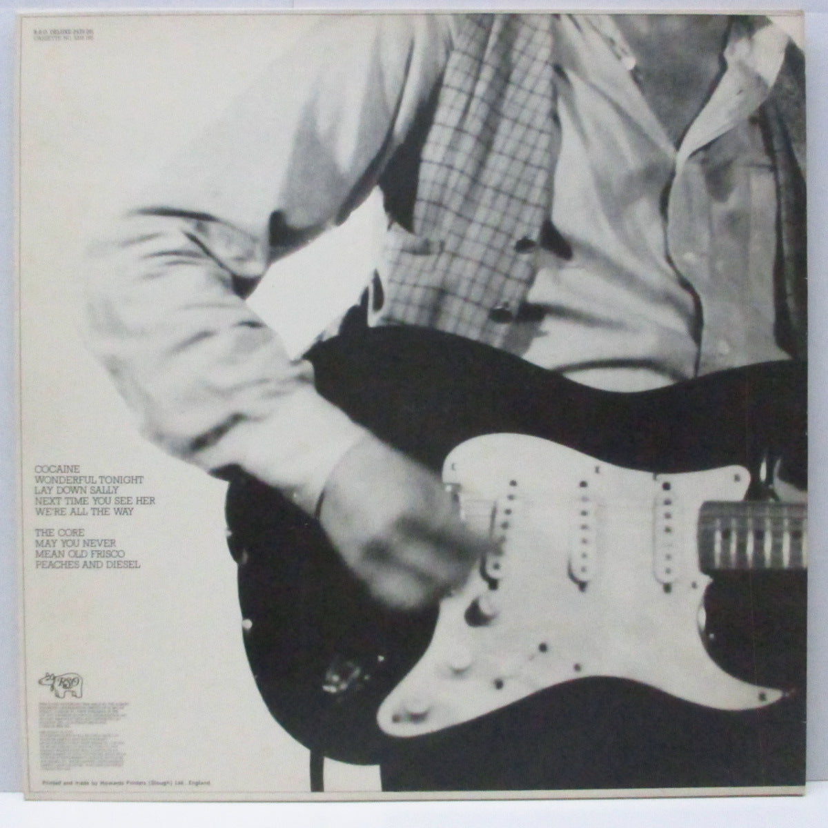 ERIC CLAPTON (エリック・クラプトン)  - Slowhand (UK オリジナル「クリームラベ」LP/光沢見開ジャケ)『461 オーシャン・ブールヴァード』と並ぶクラプトンの代表作 !