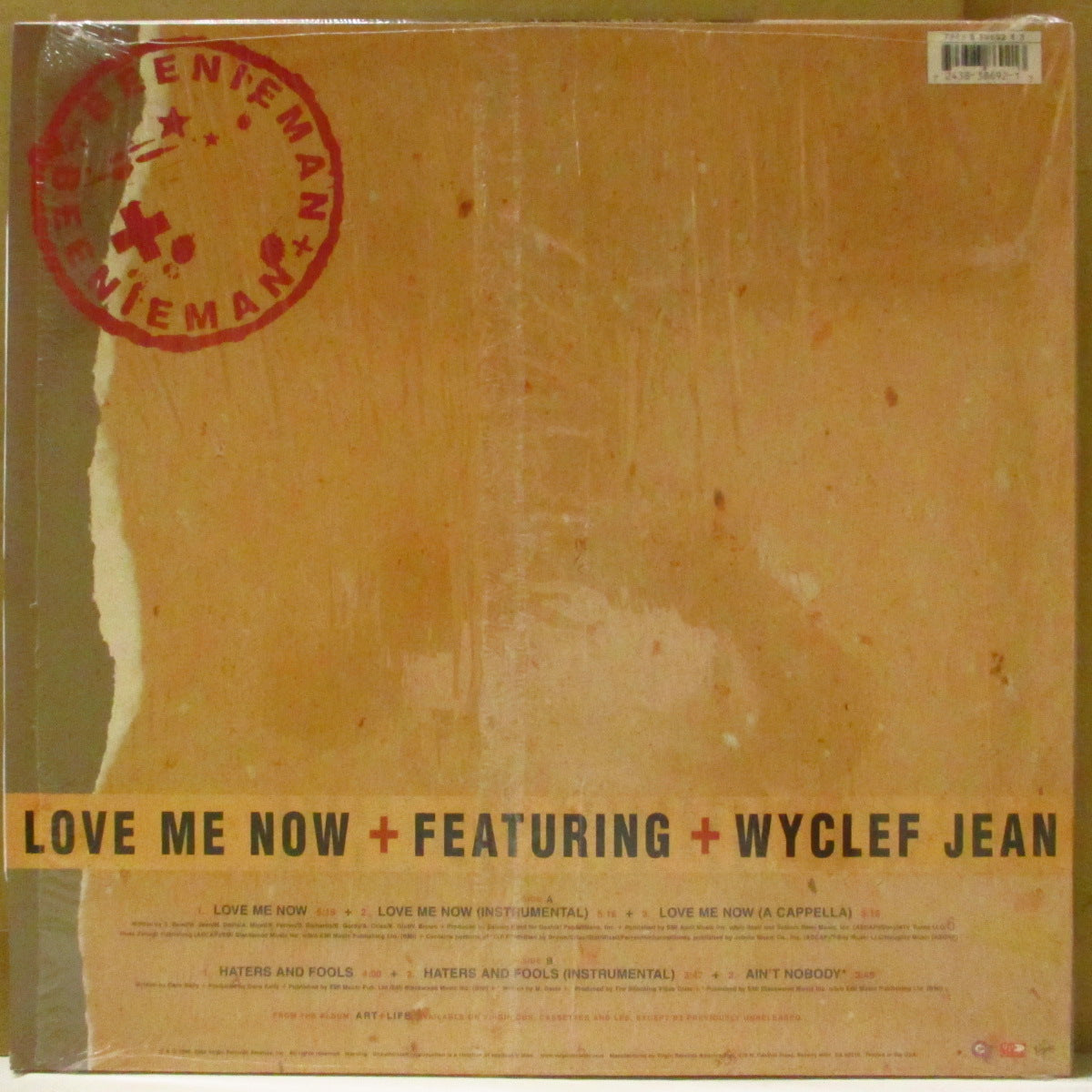 BEENIE MAN (ビーニー・マン)  - Love Me Now (US '00 オリジナル33回転6曲入り 12インチ)
