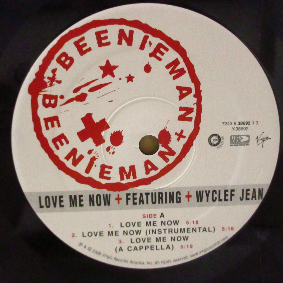 BEENIE MAN (ビーニー・マン)  - Love Me Now (US '00 オリジナル33回転6曲入り 12インチ)