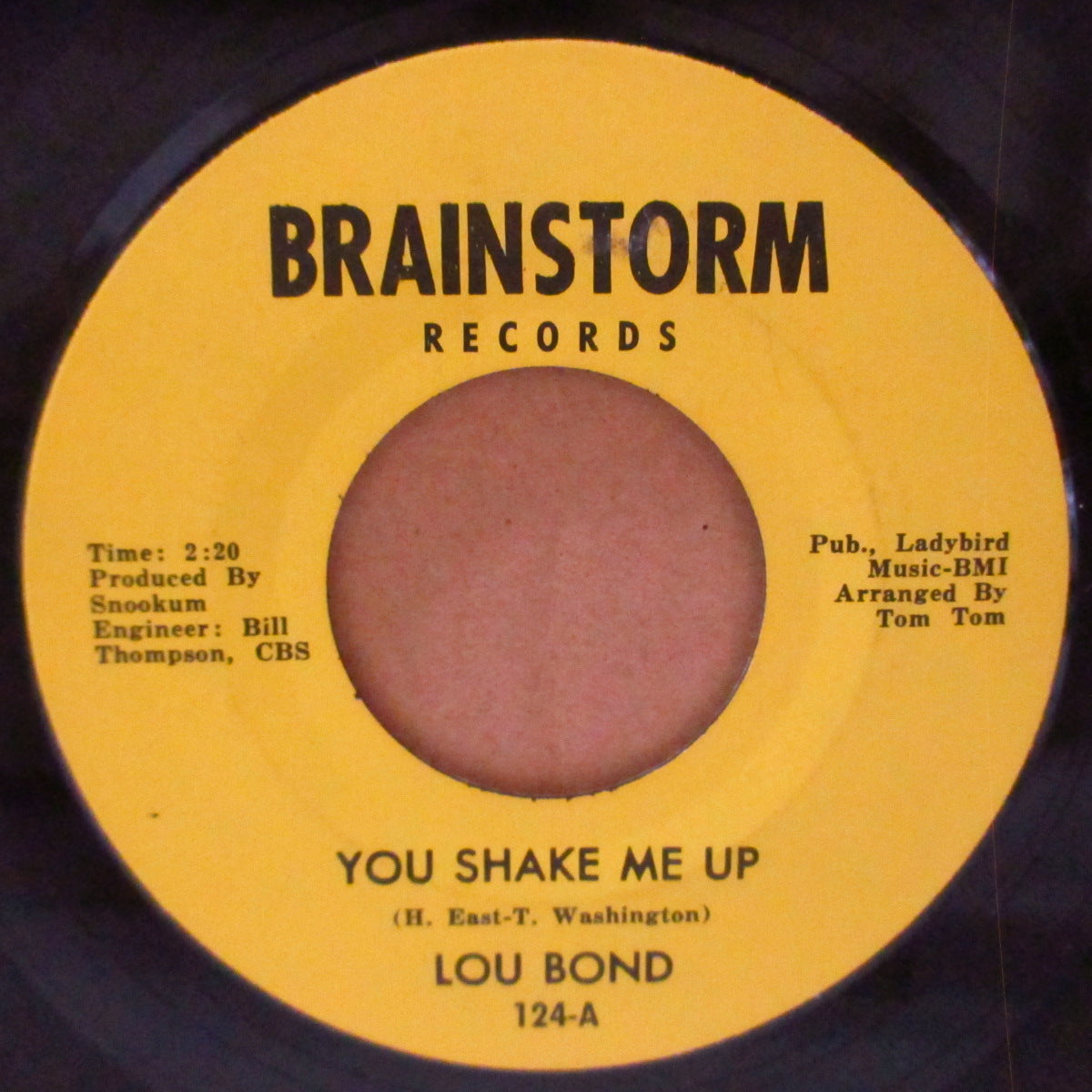 LOU BOND (ルー・ボンド)  - You Shake Me Up (US '67 オリジナル 7インチ) 美メロ・ノーザン！