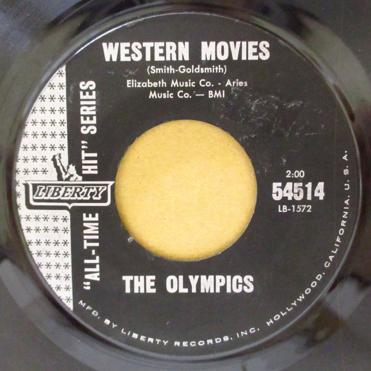 OLYMPICS, THE / JODY REYNOLDS (オリンピックス / ジュディ・レイノルズ)  - Western Movies / Endless Sleep (US 70's 再発カップリング 7インチ)ヒット・カップリング！