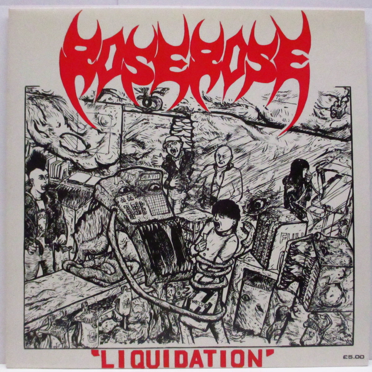 ROSE ROSE (ローズ・ローズ)  - Liquidation (UK '90 オリジナル LP+インサート）セカンド！