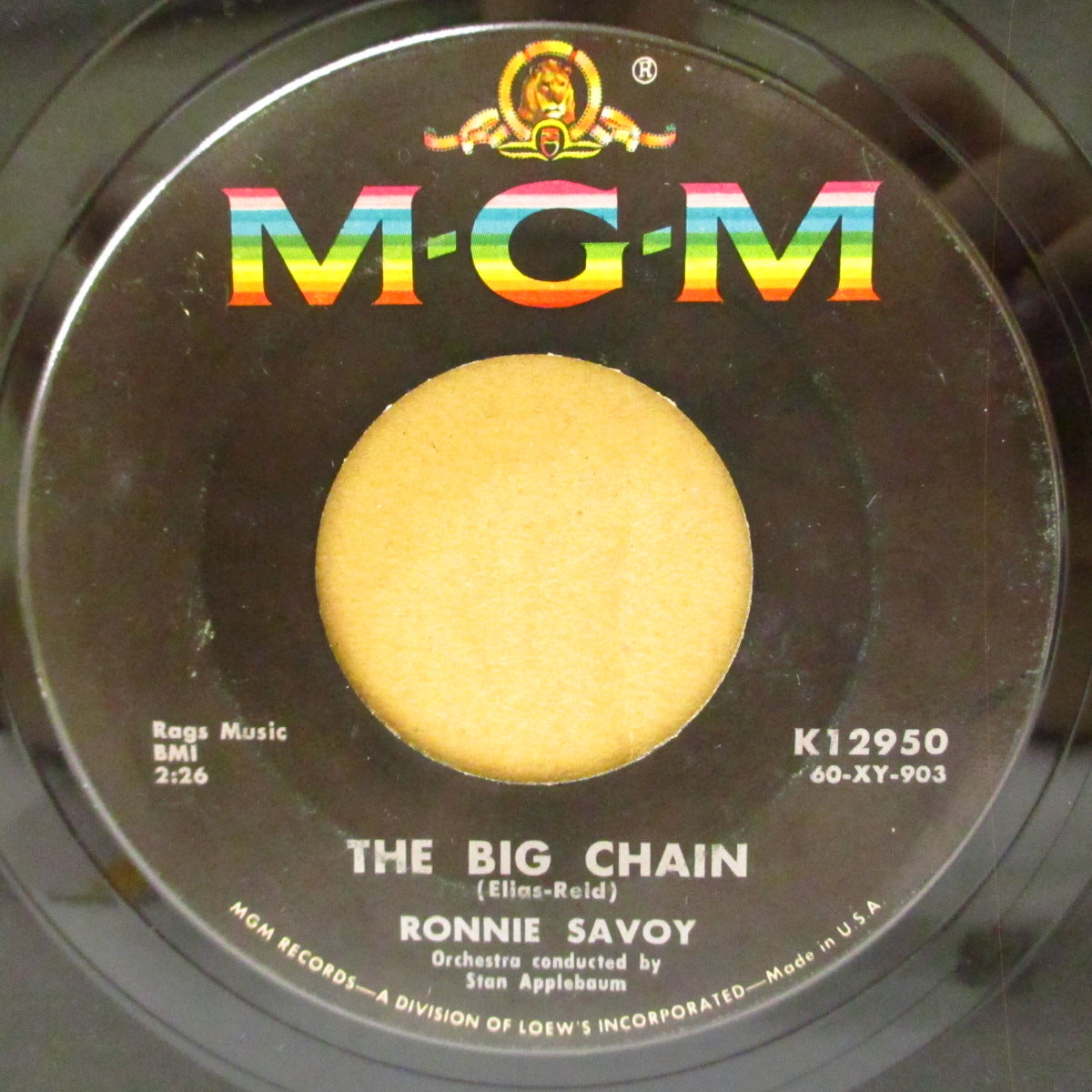 RONNIE SAVOY (ロニー・サヴォイ)  - The Big Chain (US '60 オリジナル7インチ)怪メロ・ポップコーンR&B！