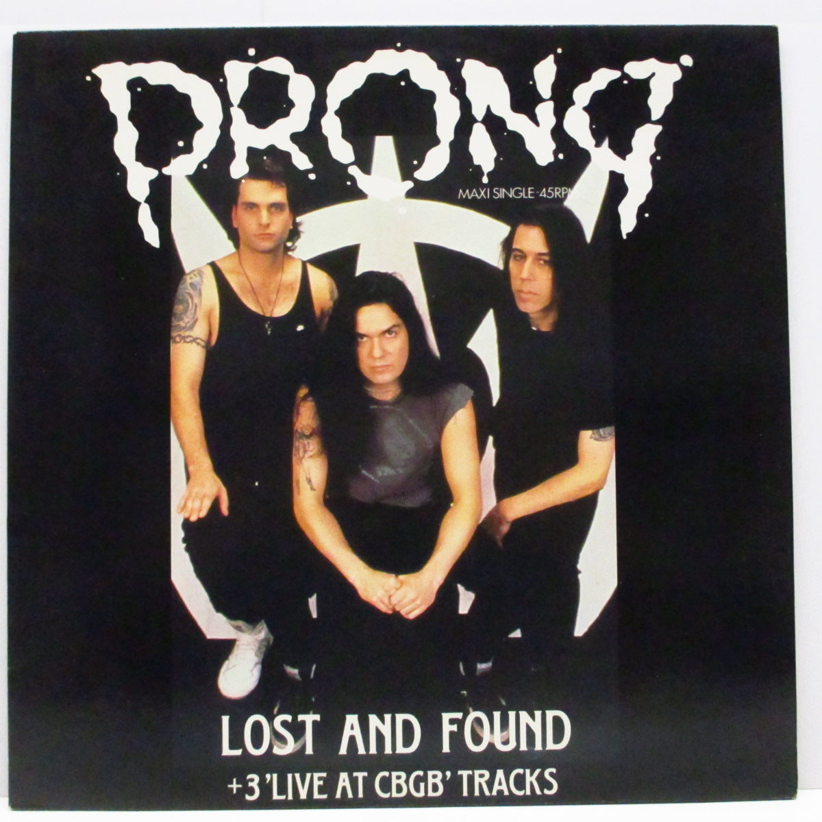 PRONG (プロング)  - Lost And Found + 3 'Live at CBGB' Tracks (EU '90 オリジナル 4曲入り 12")