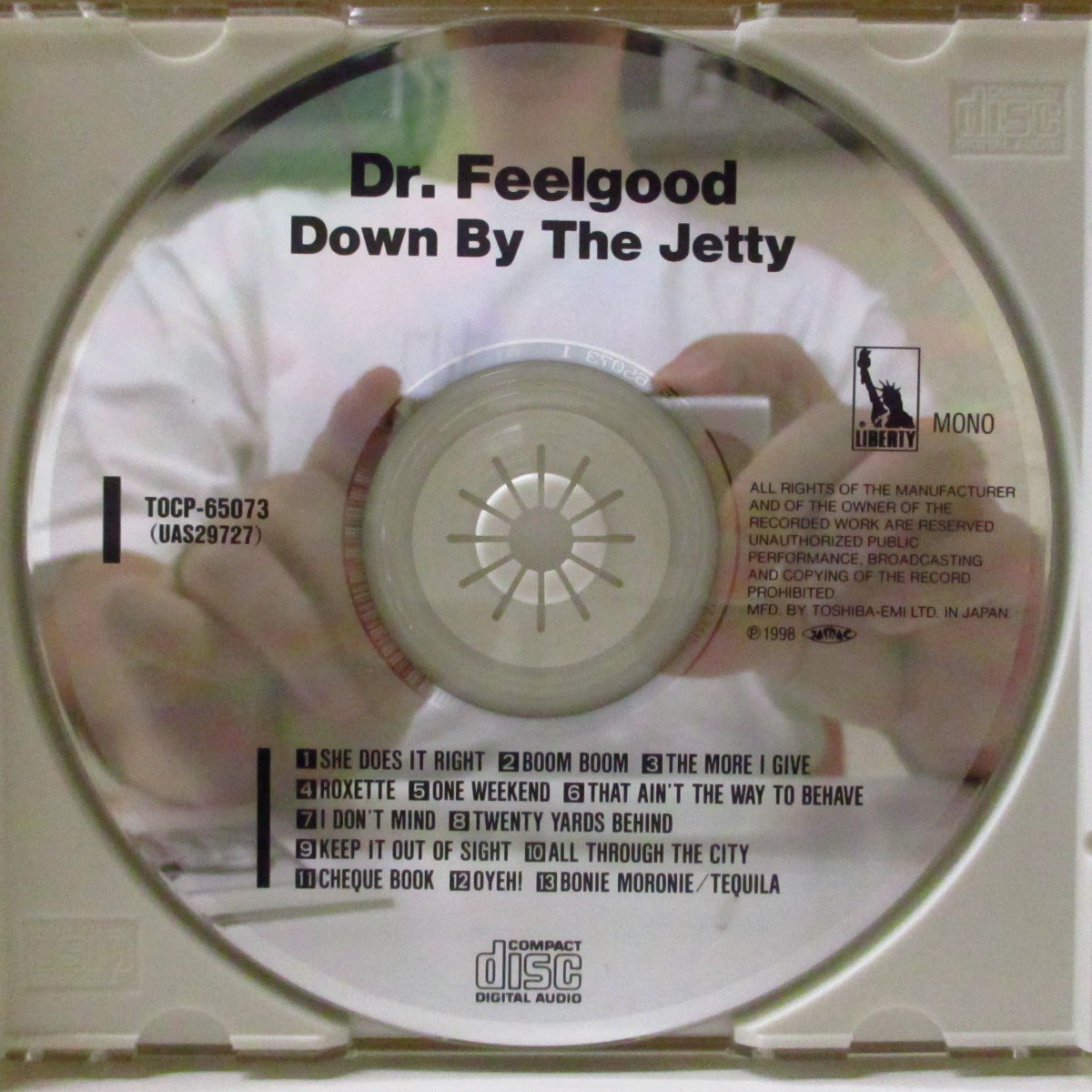 DR.FEELGOOD (ドクター・フィールグッド)  - ダウン・バイ・ザ・ジェティー - Down By The Jetty (Japan '98 再発モノラル CD+帯) '75年1stアルバム
